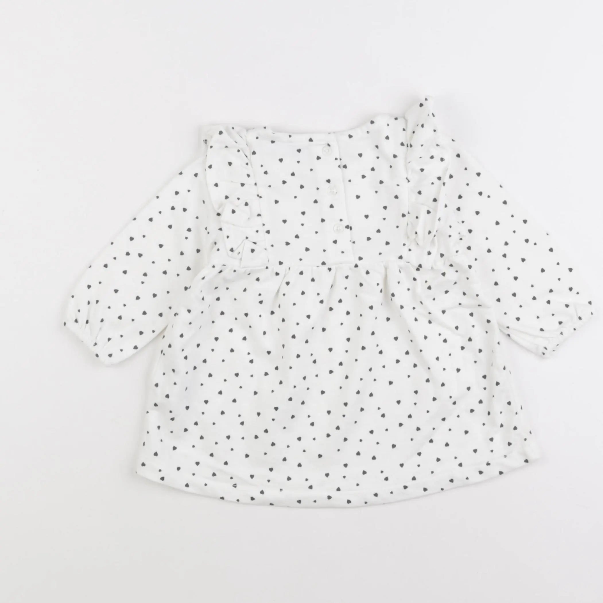 Vertbaudet - robe blanc - 9 mois