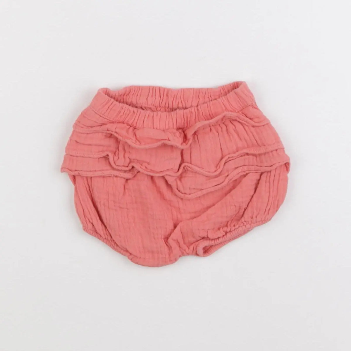 Vertbaudet - bloomer orange - 6 mois