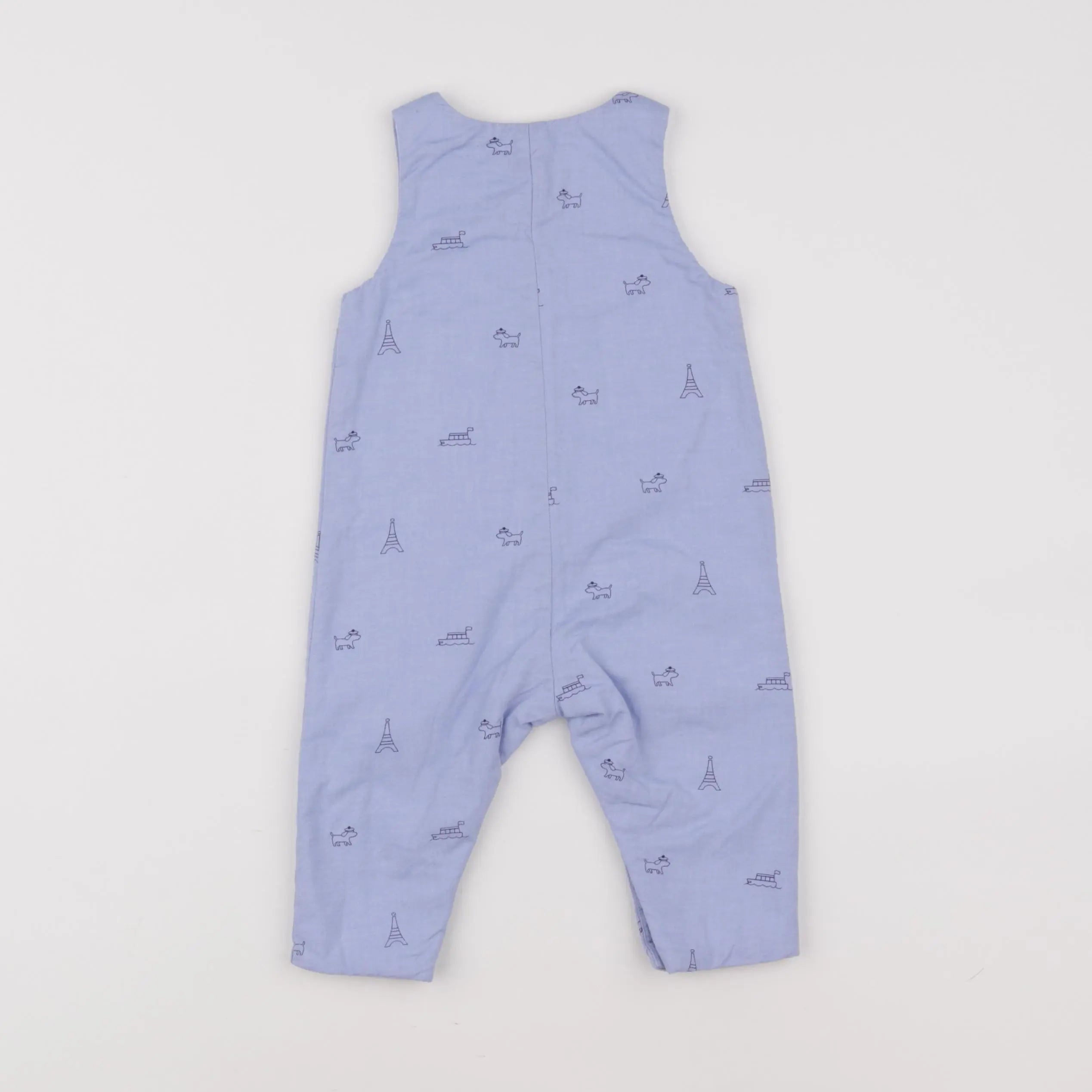 Jacadi - combinaison bleu - 6 mois