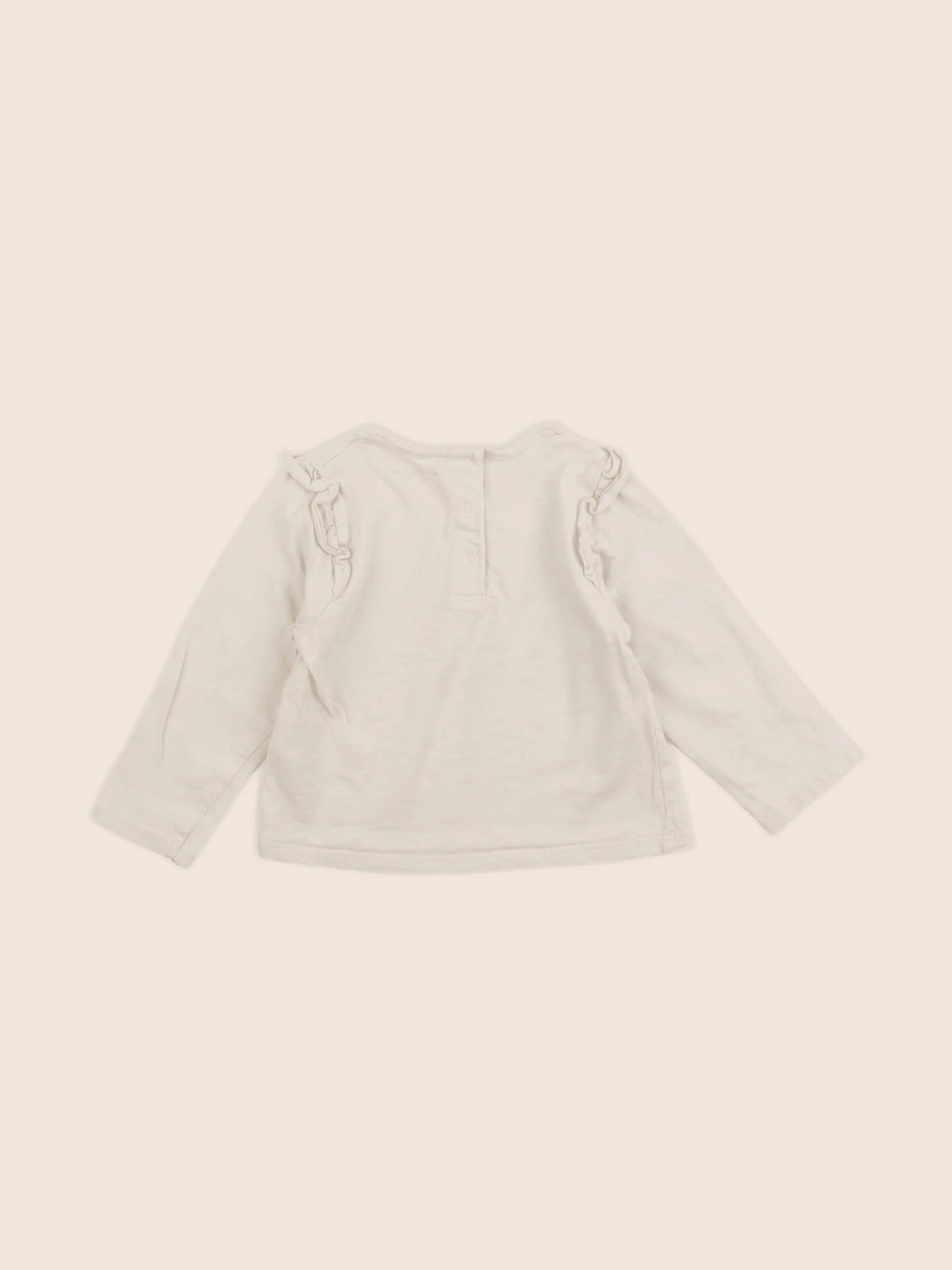 Vertbaudet - tee-shirt beige - 18 mois