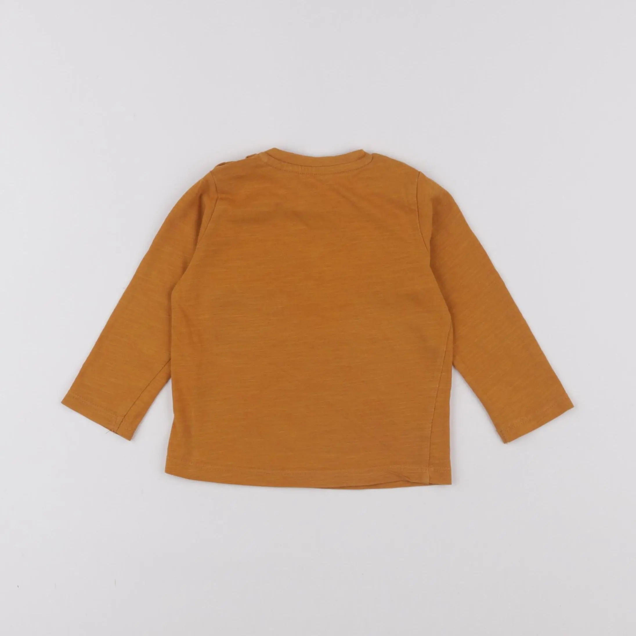 Vertbaudet - tee-shirt marron - 9 mois