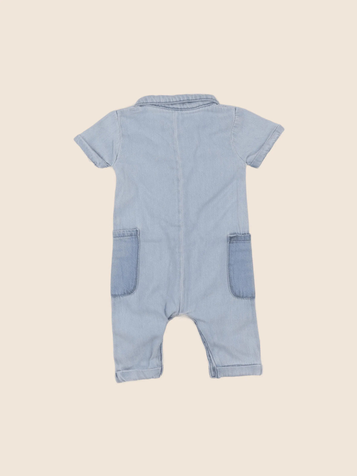 Vertbaudet - combinaison bleu - 3 mois