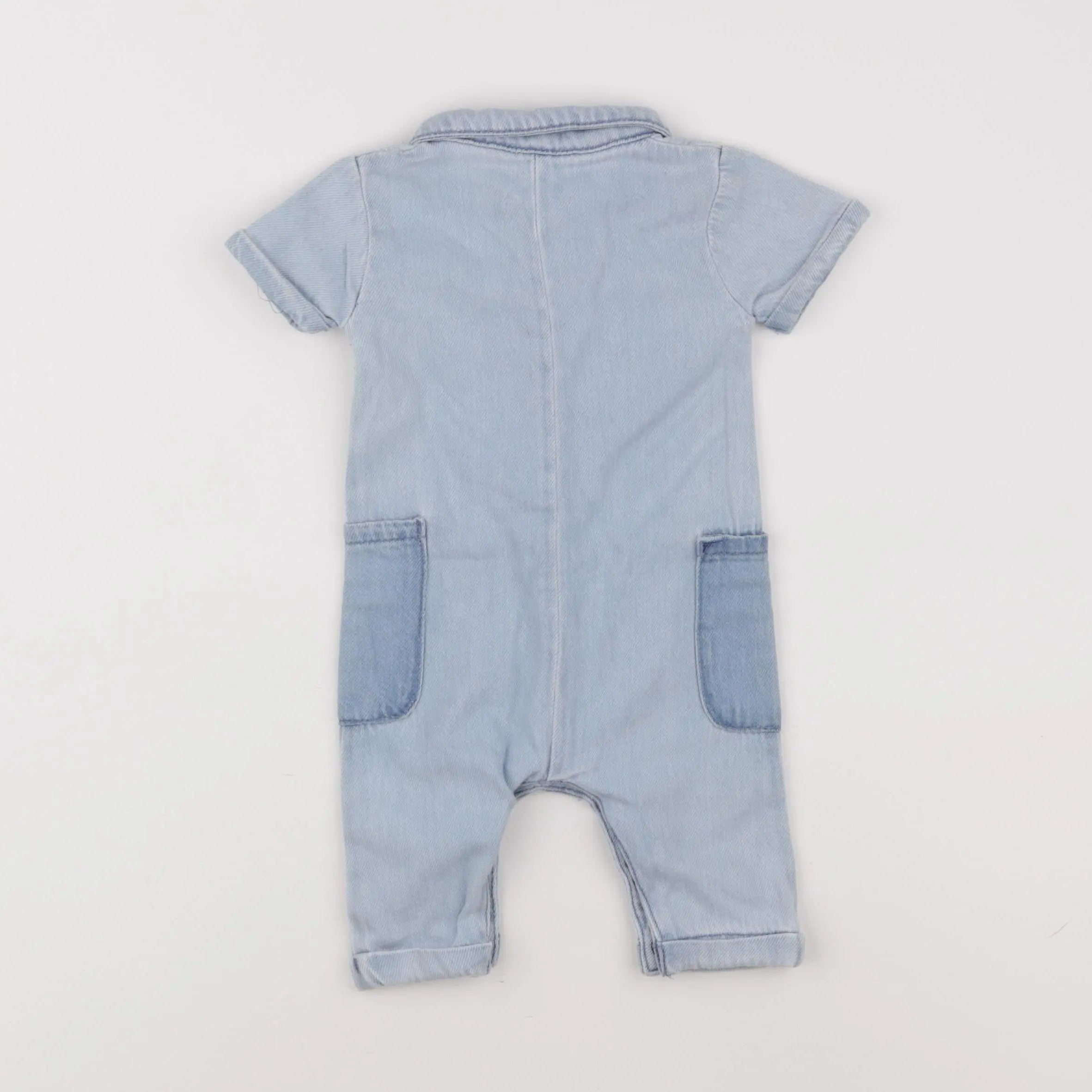 Vertbaudet - combinaison bleu - 3 mois
