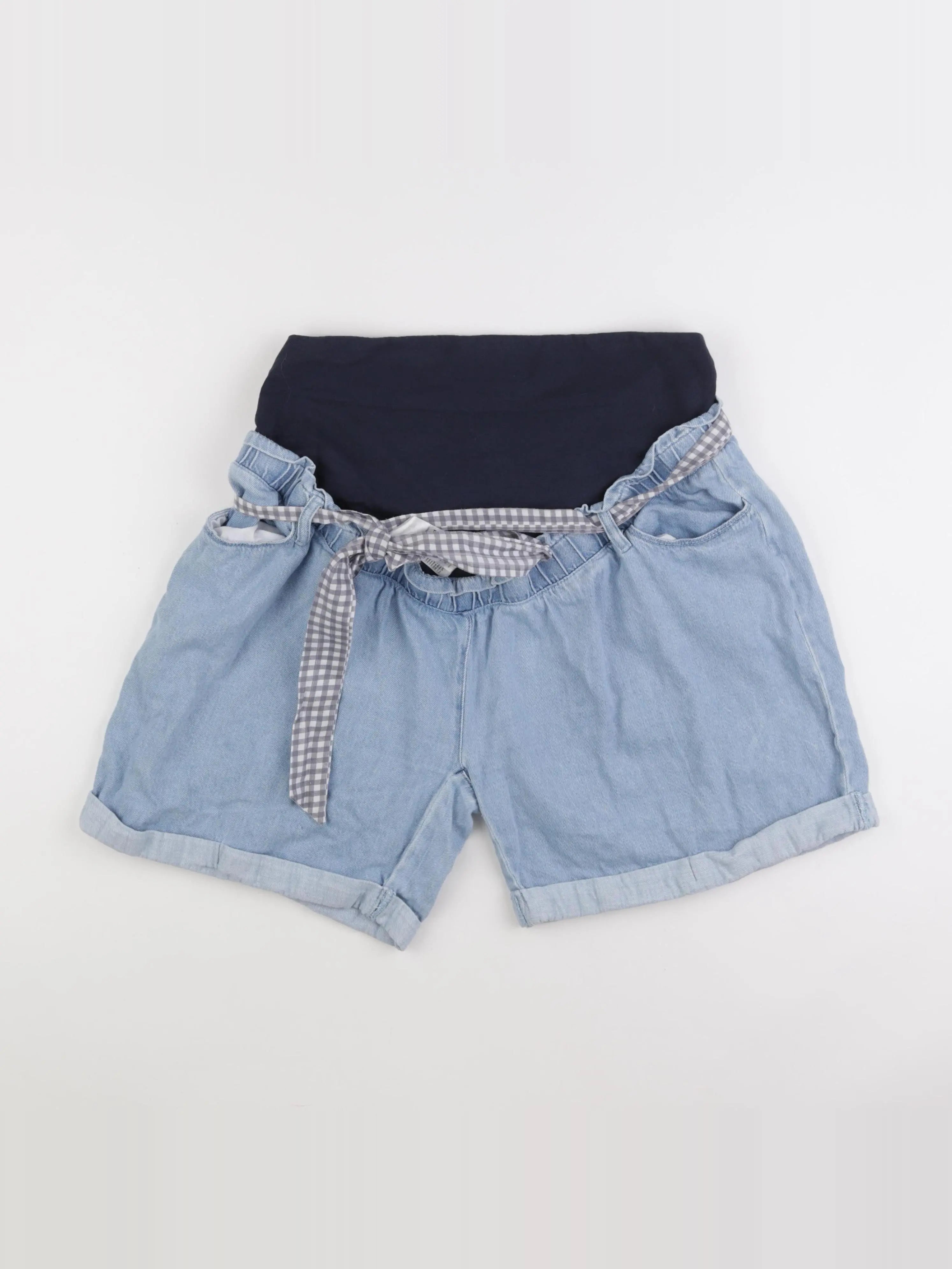 Vertbaudet - short grossesse bleu - 48