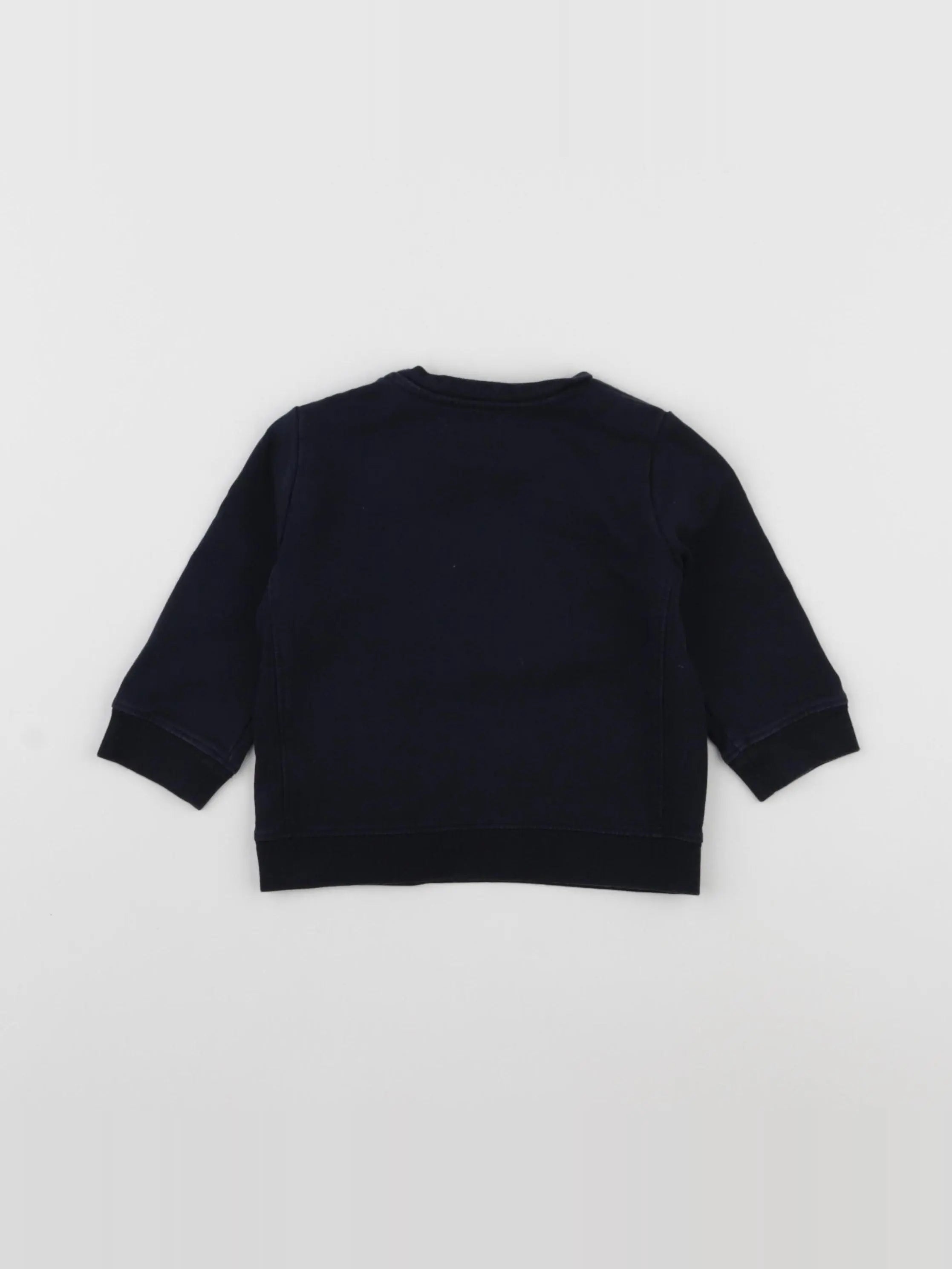IKKS - sweat bleu - 6 mois