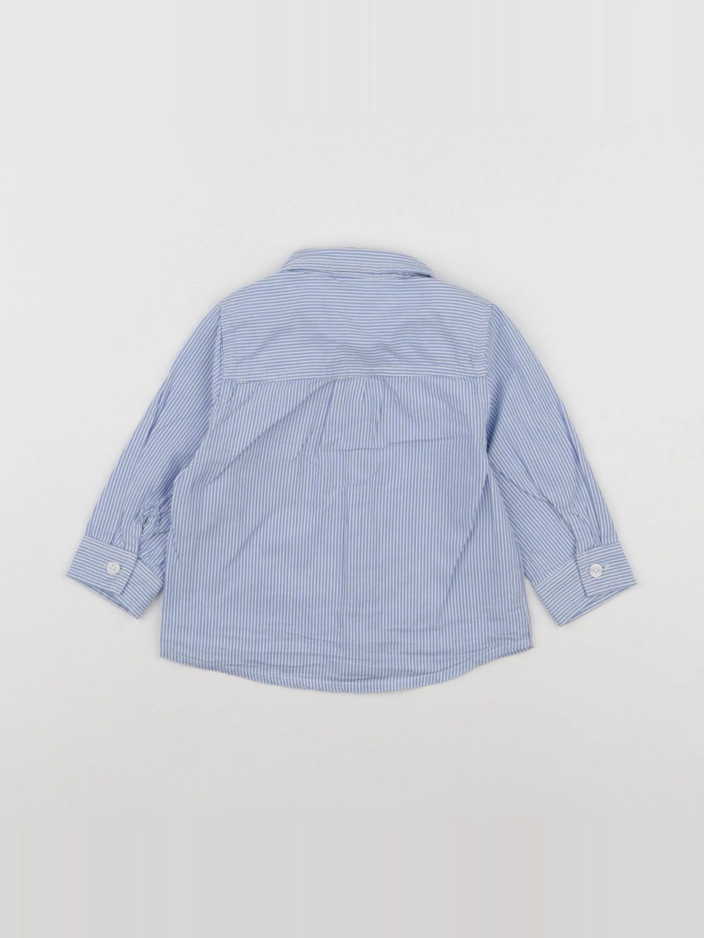 Tape à l'oeil - chemise bleu - 12 mois