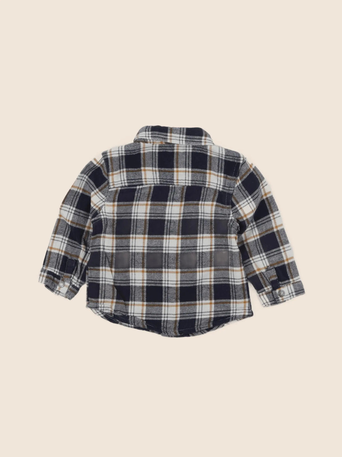 Vertbaudet - chemise bleu - 9 mois