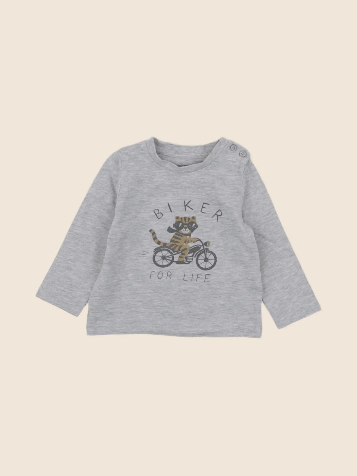 Vertbaudet - tee-shirt gris - 9 mois