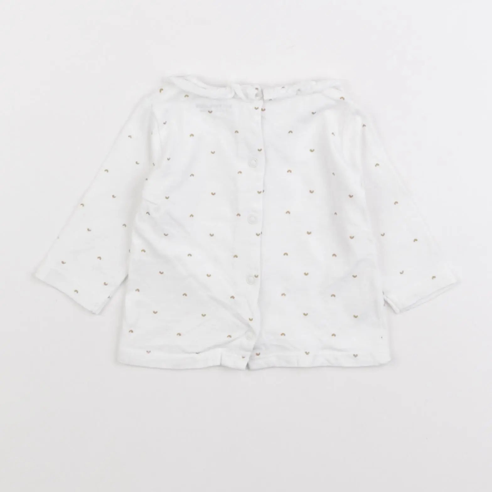 Vertbaudet - tee-shirt blanc - 3 mois