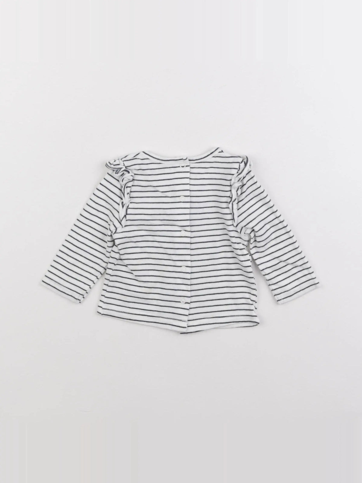 Vertbaudet - tee-shirt blanc - 3 mois
