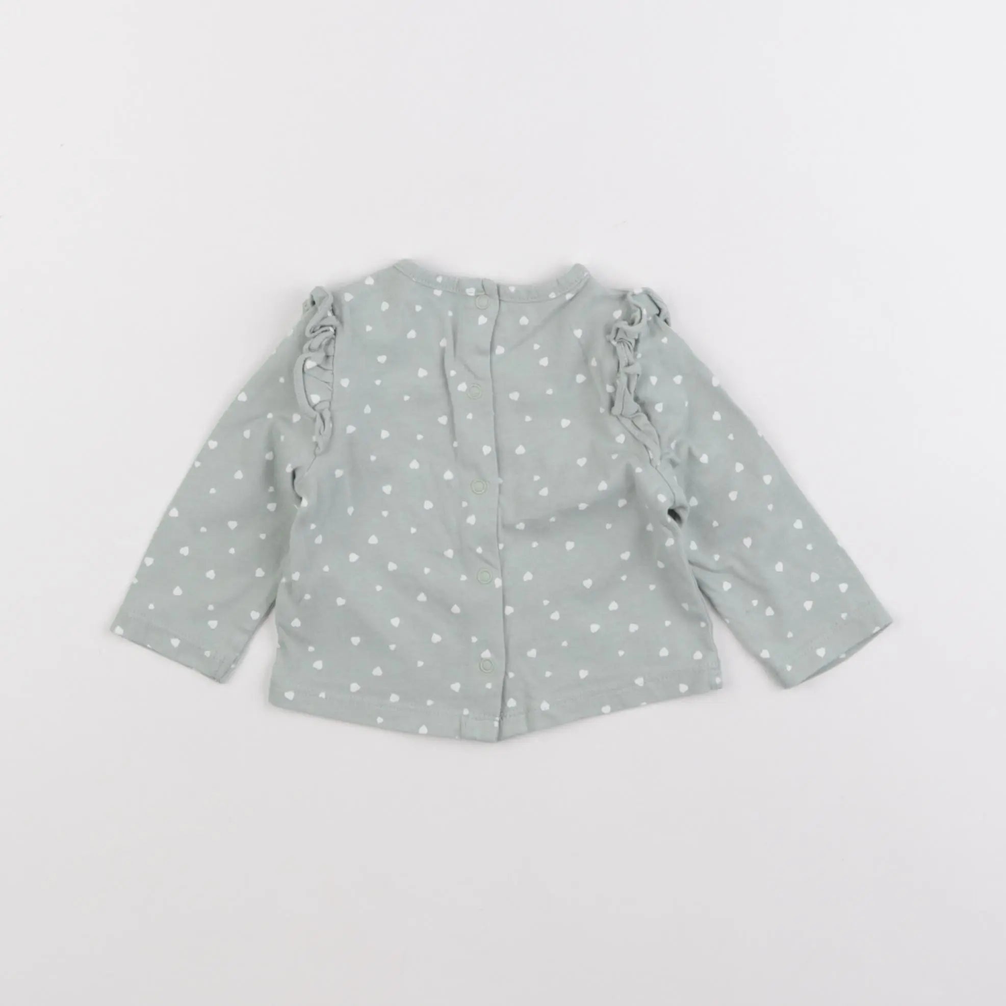 Vertbaudet - tee-shirt vert - 3 mois