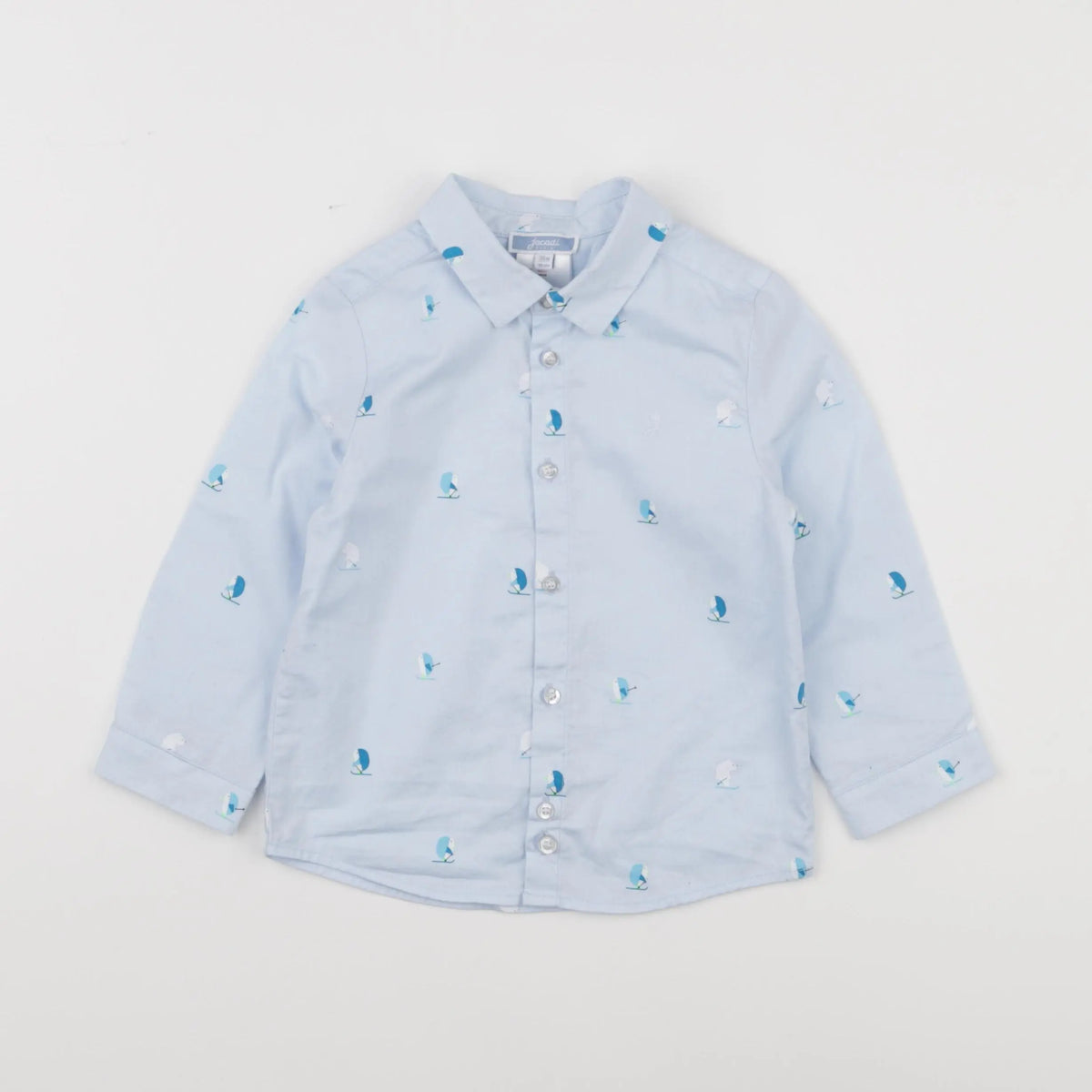 Jacadi - chemise bleu - 36 mois