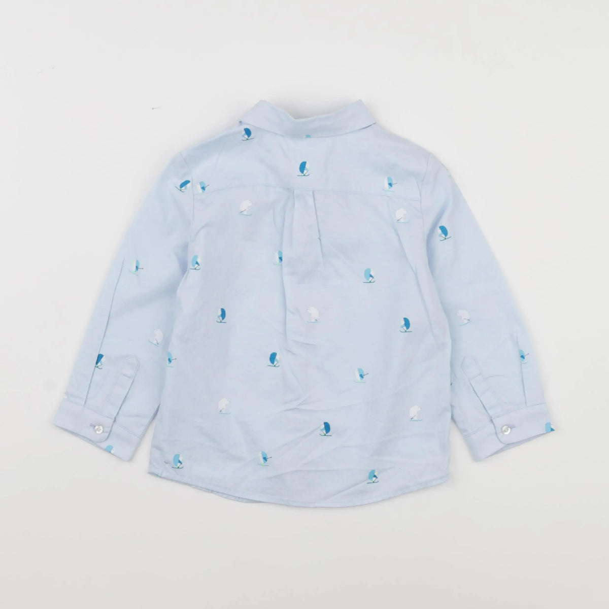 Jacadi - chemise bleu - 36 mois