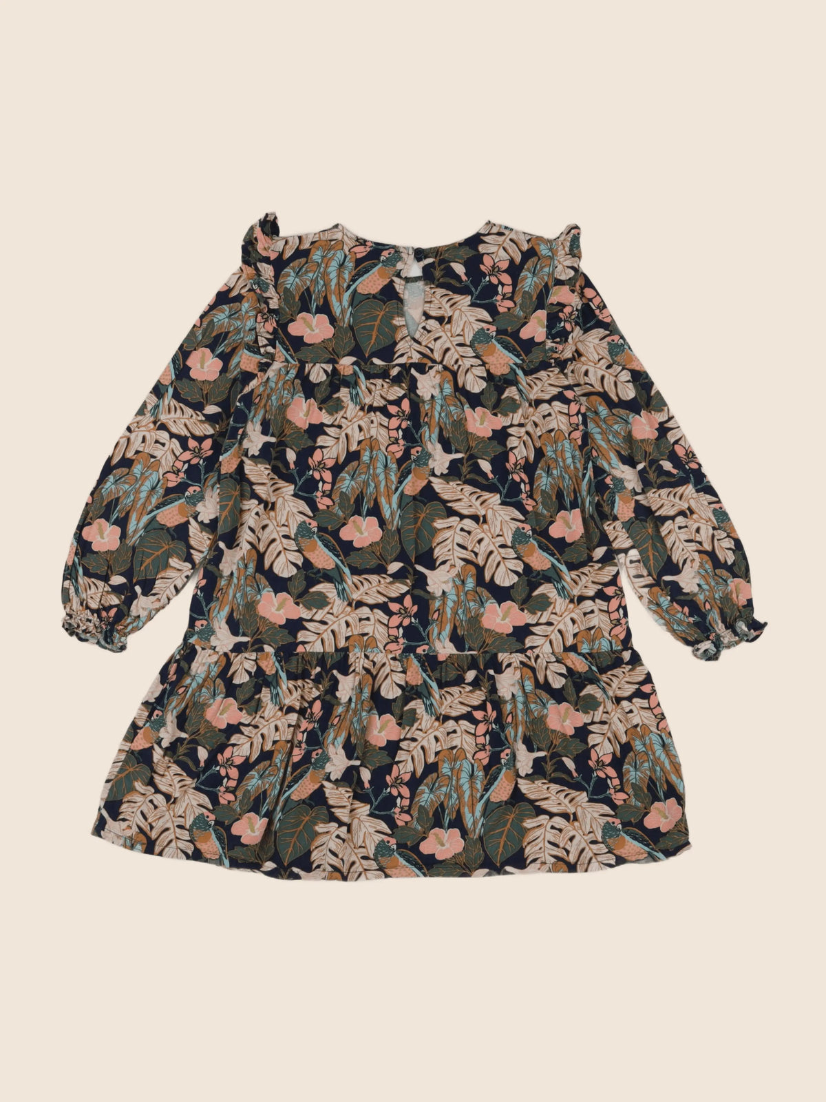 Vertbaudet - robe multicolore - 8 ans
