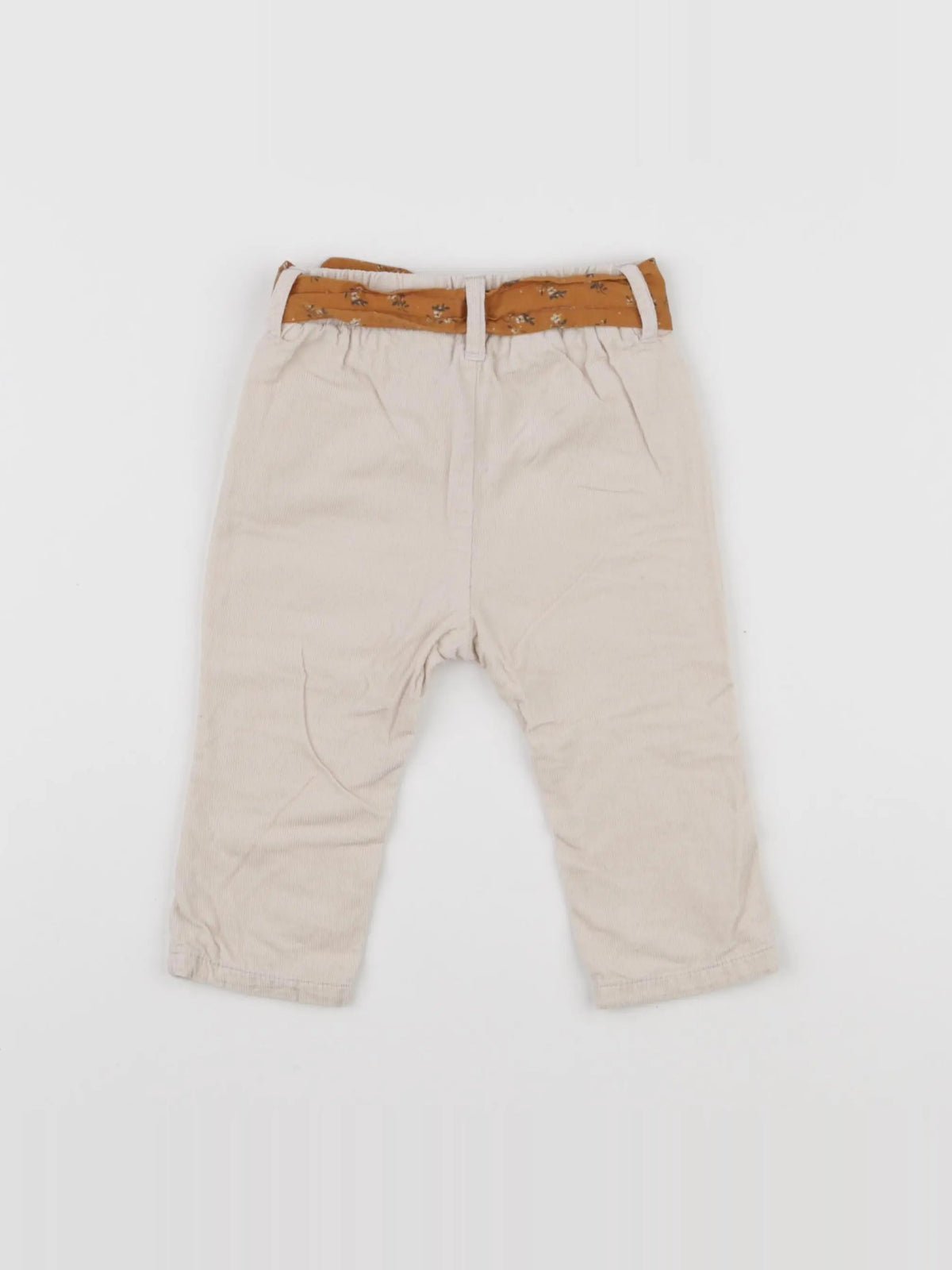 Vertbaudet - pantalon blanc - 6 mois