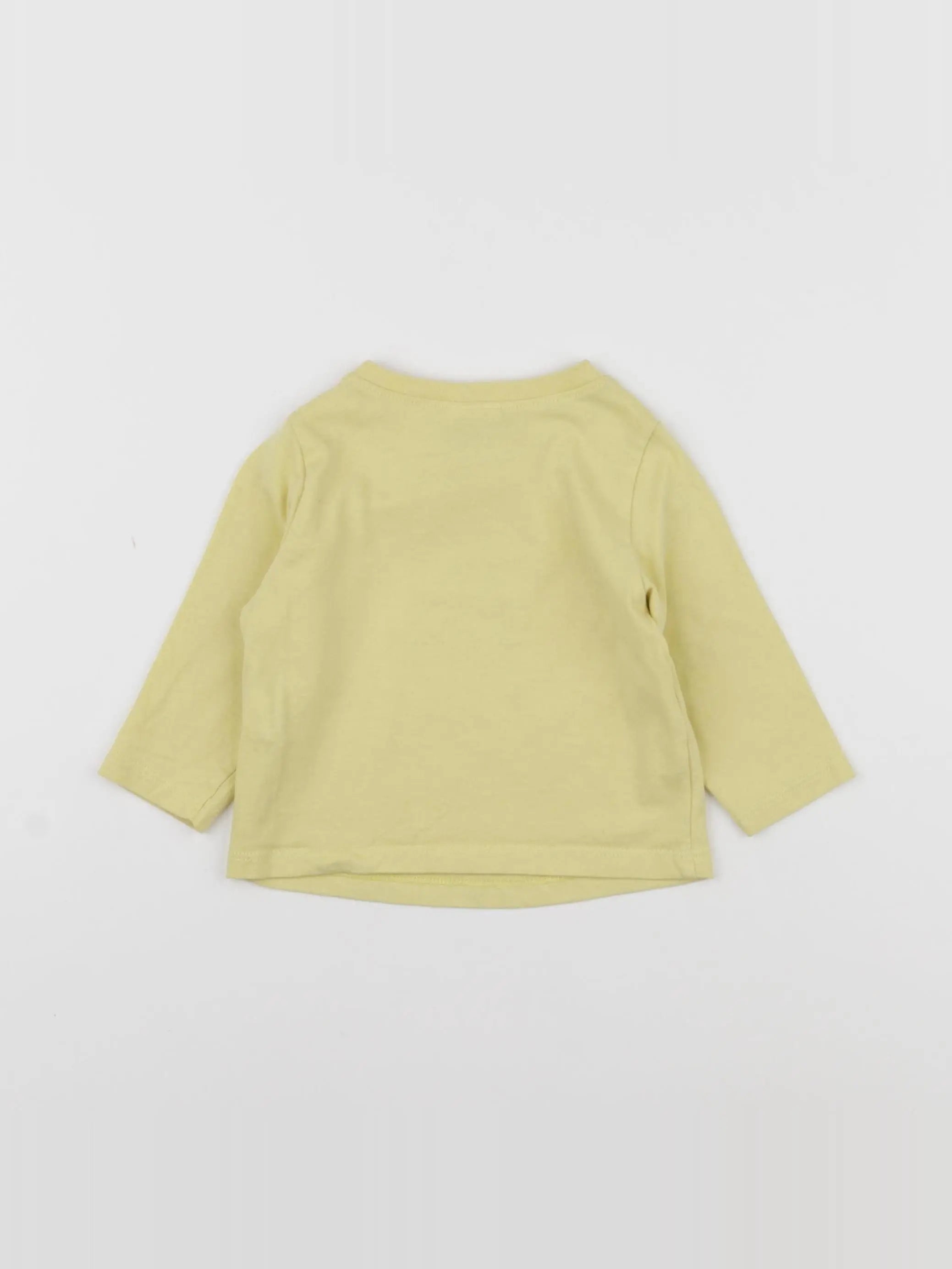 Tape à l'oeil - tee-shirt jaune - 6 mois