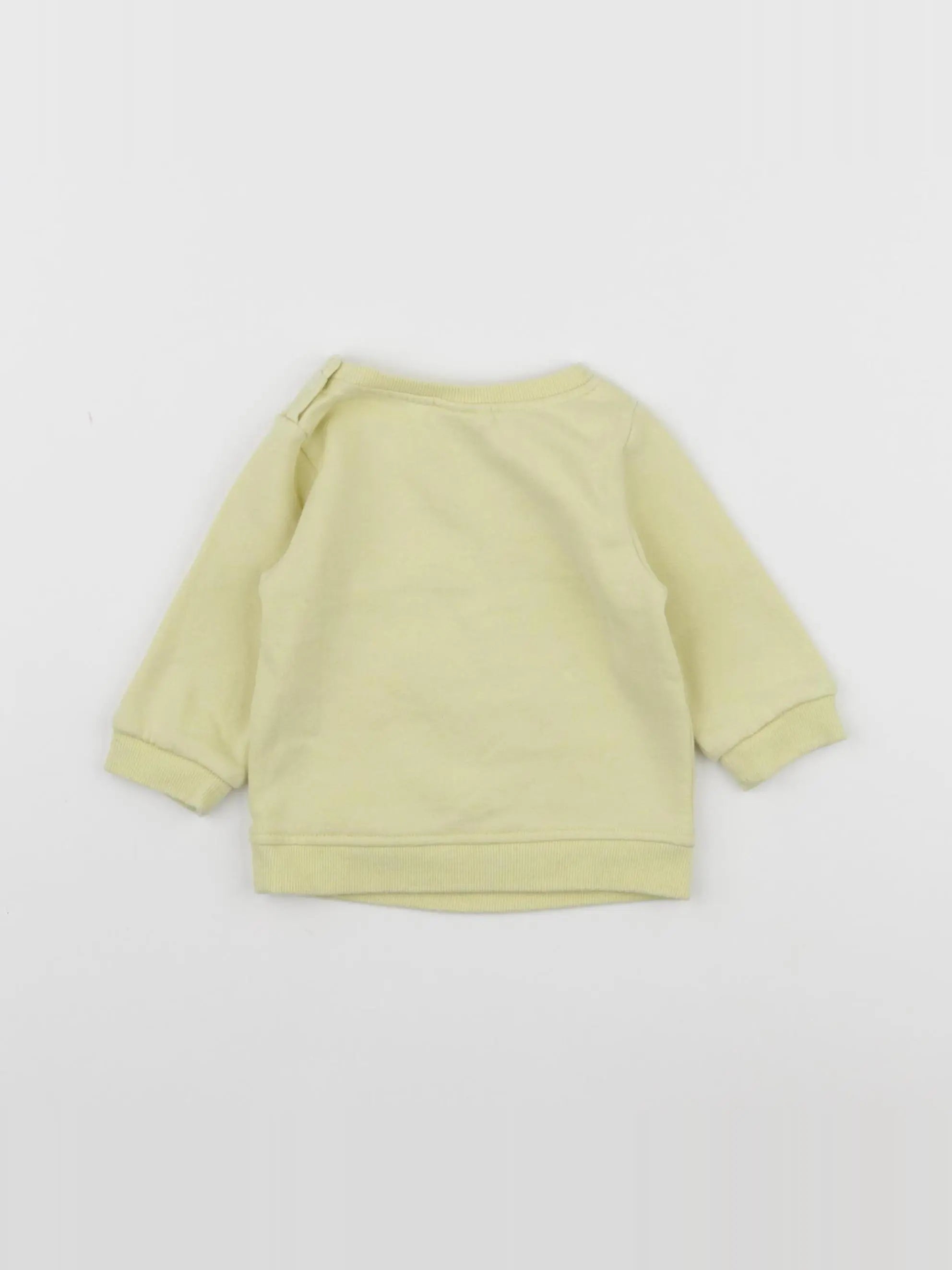 Tape à l'oeil - sweat jaune - 3 mois