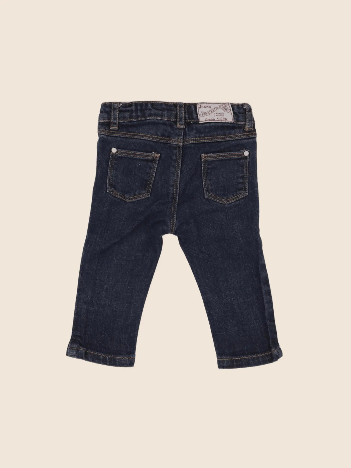 Petit Bateau - jean bleu - 3/6 mois