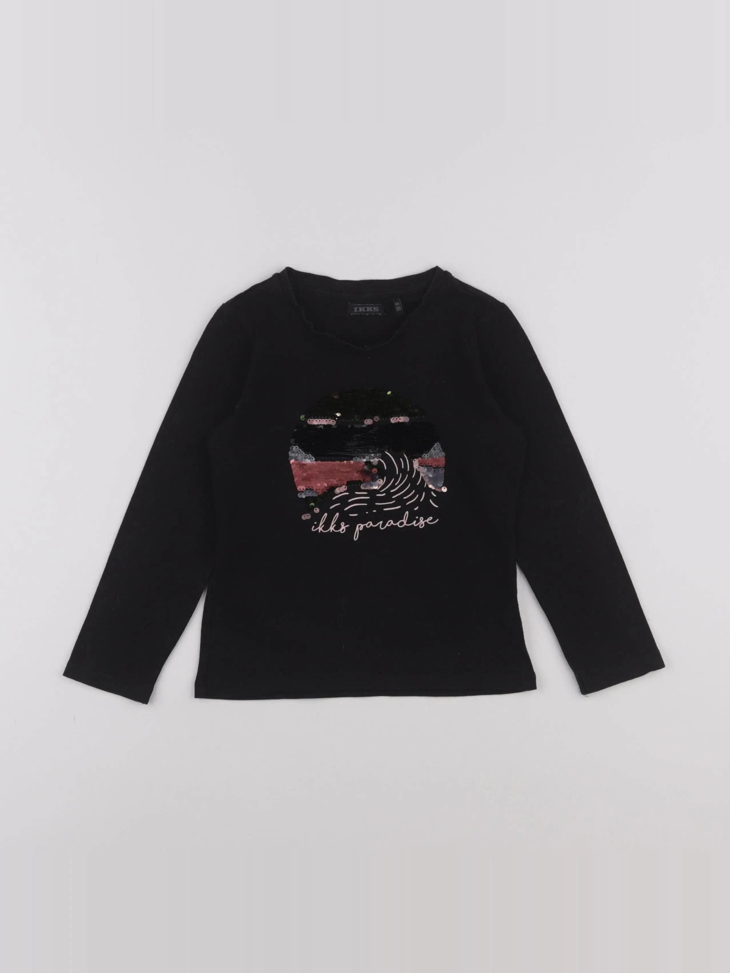 IKKS - tee-shirt noir - 4 ans