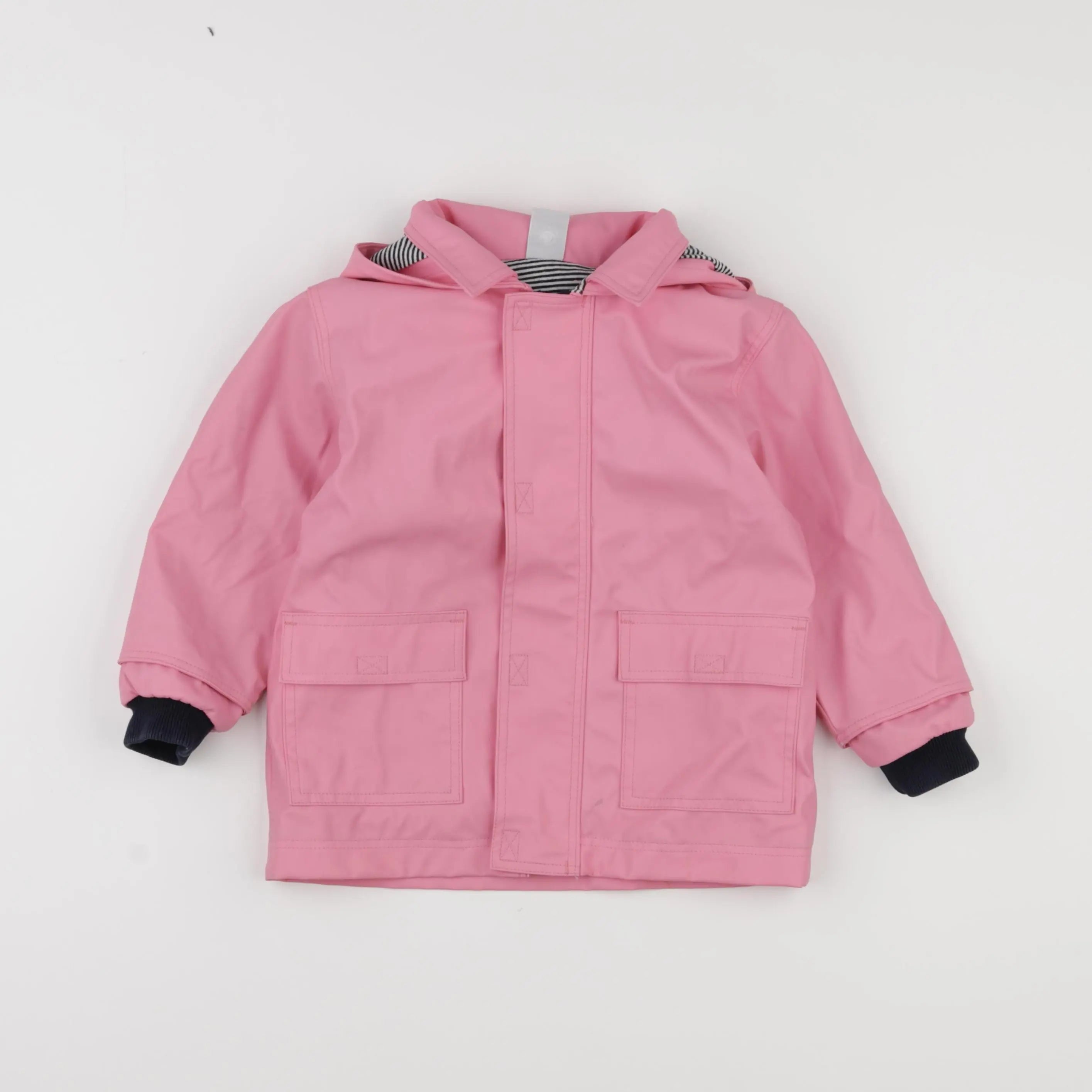Petit Bateau - imperméable rose - 24 mois
