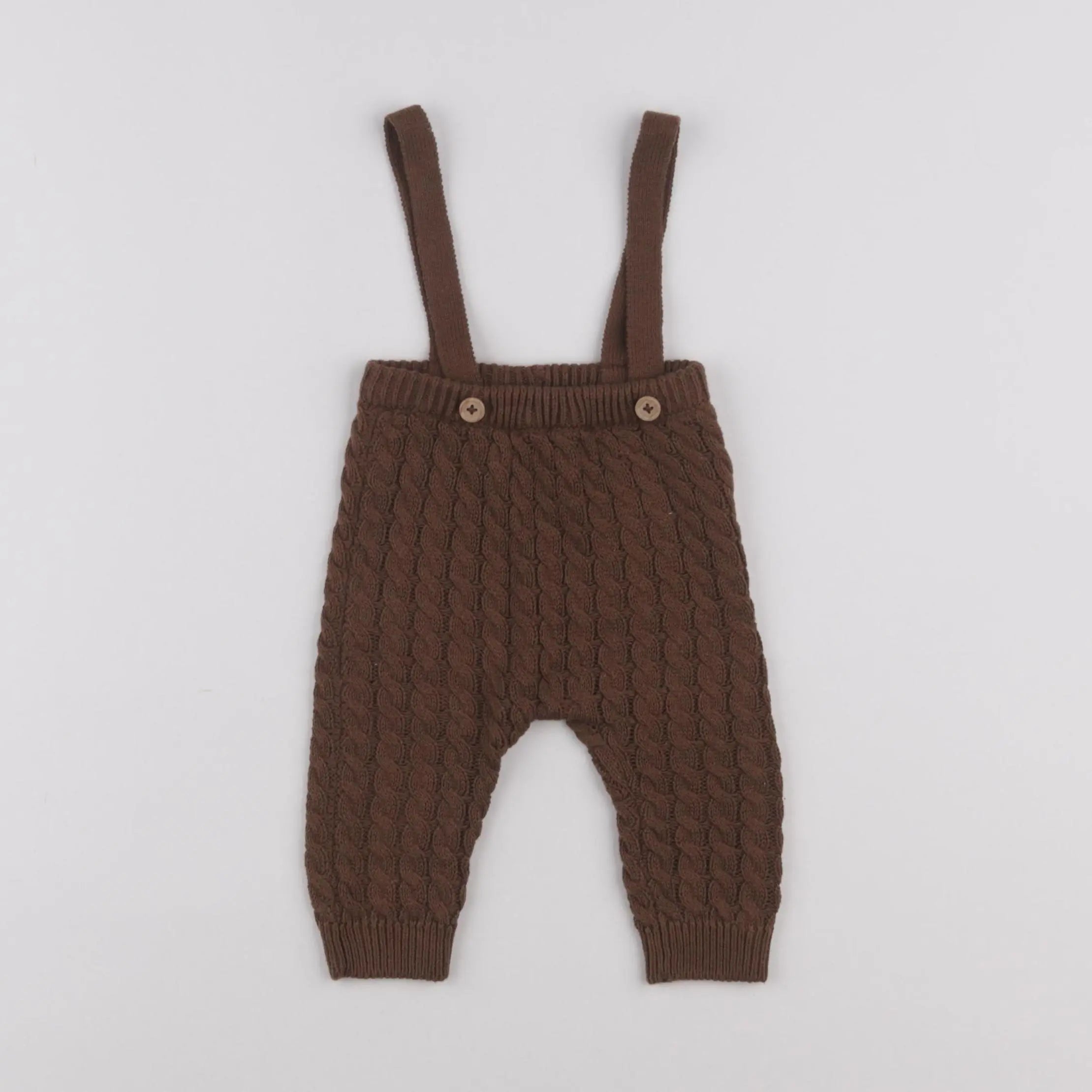 Vertbaudet - legging marron - 3 mois