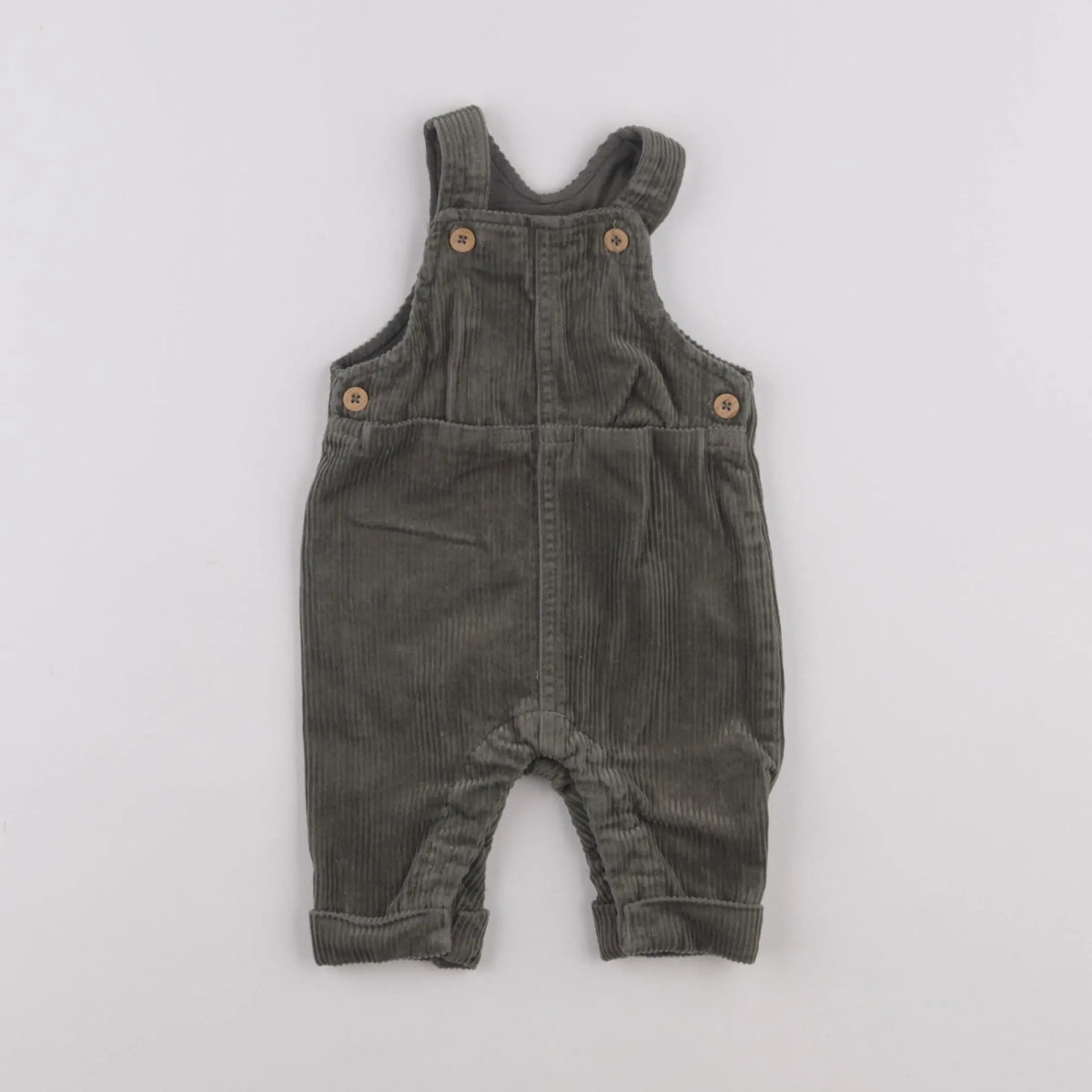 Vertbaudet - salopette vert - 3 mois
