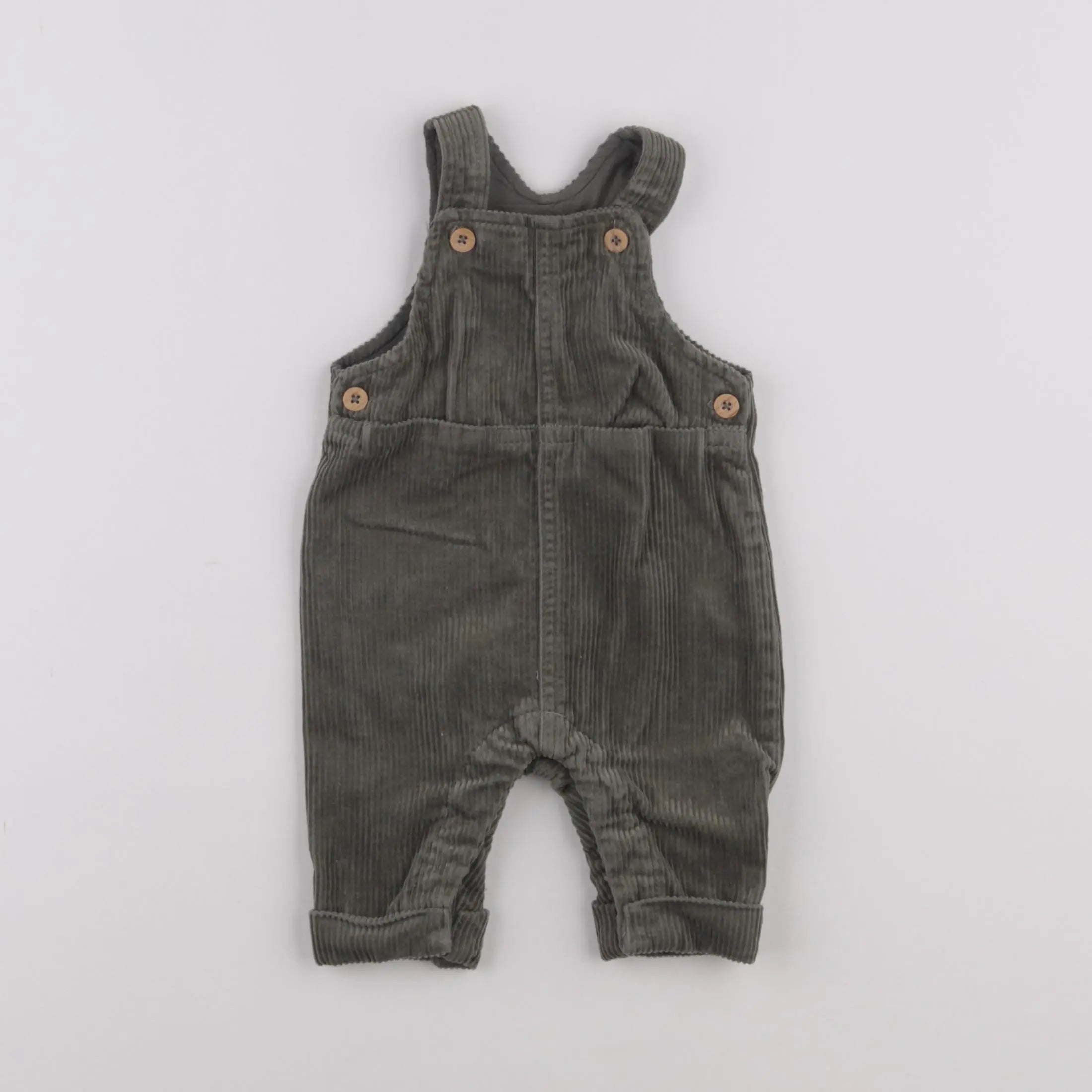 Vertbaudet - salopette vert - 3 mois