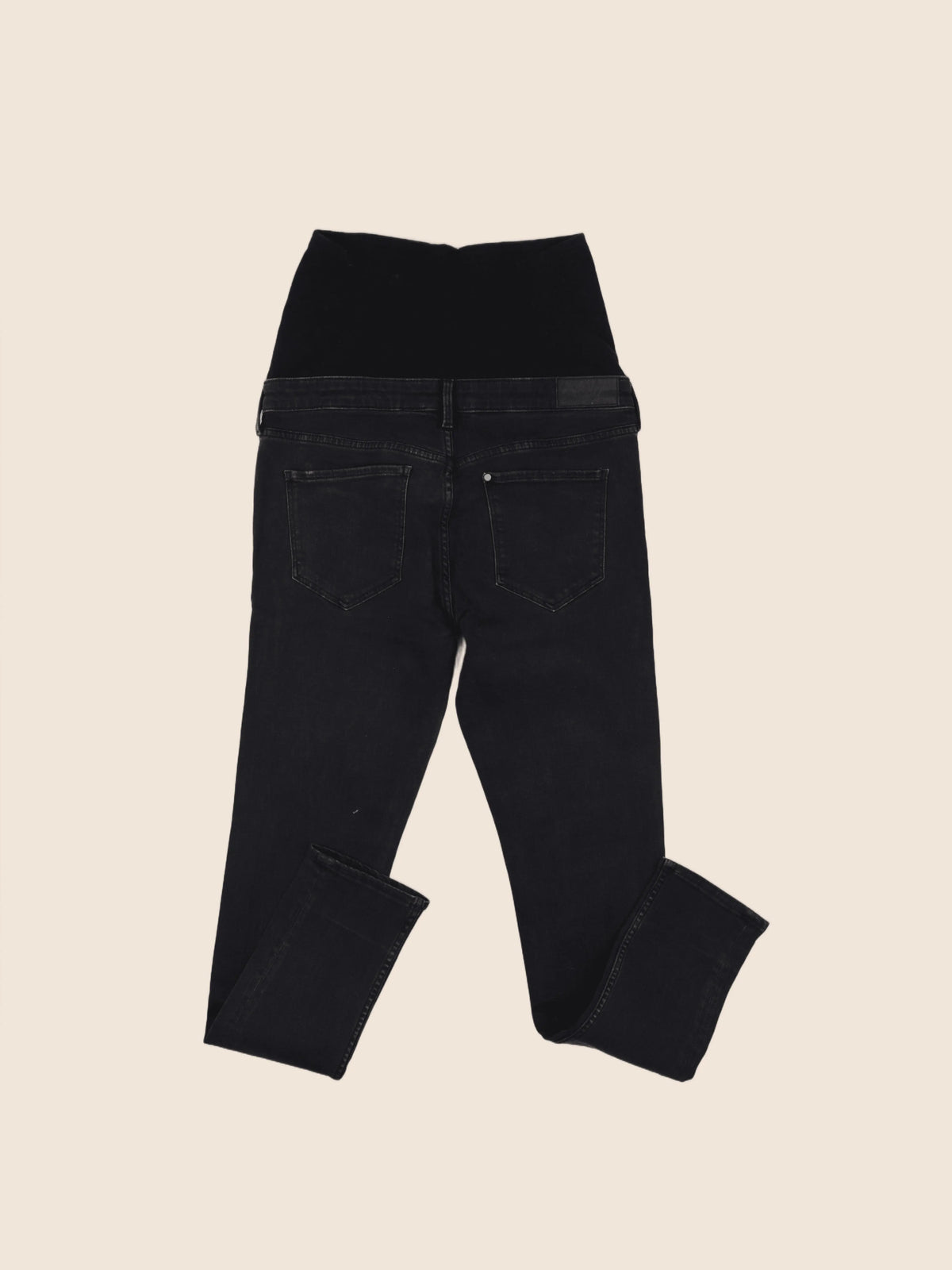 H&M - jean grossesse noir - 42
