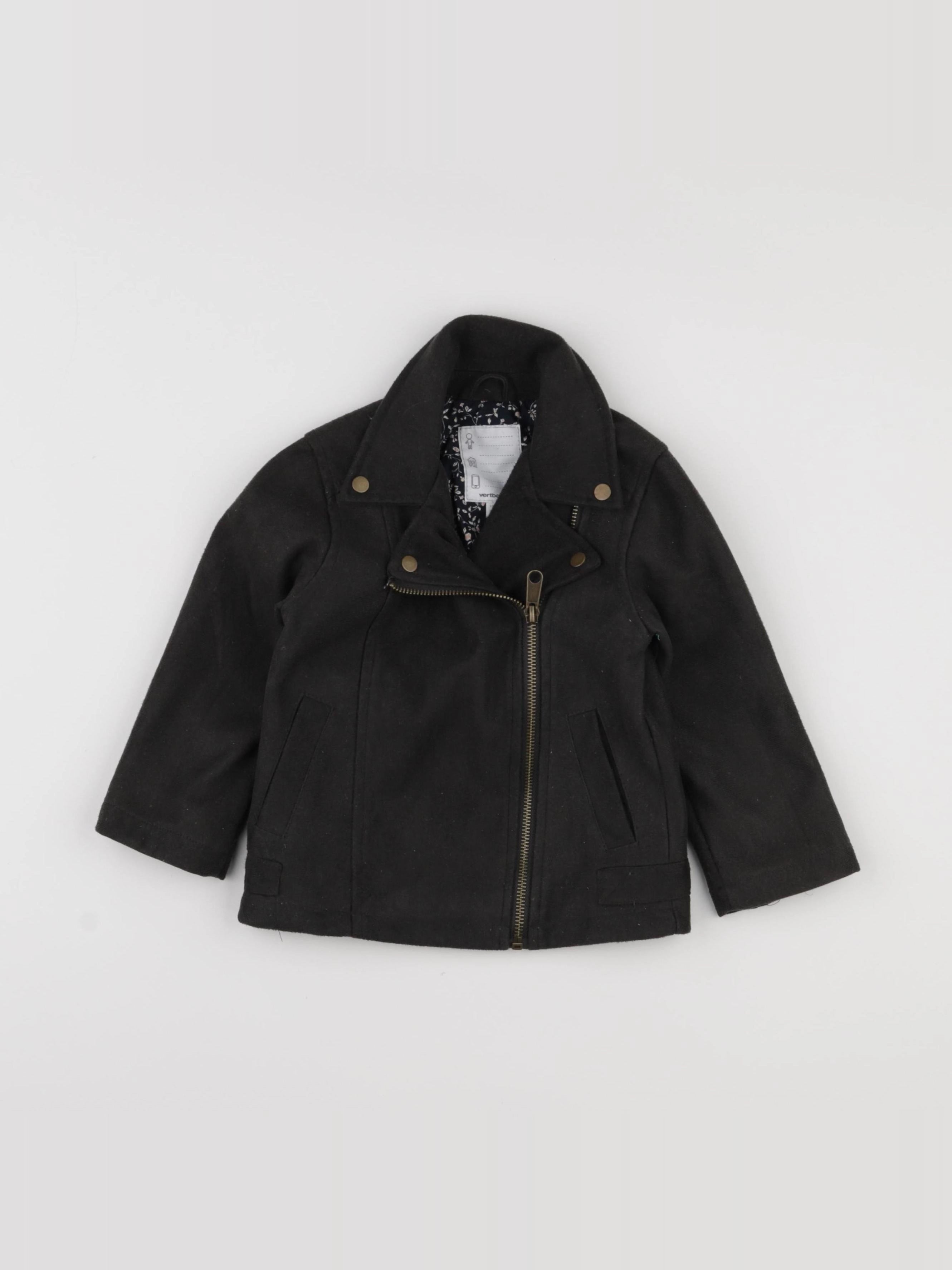 Vertbaudet - veste marron - 4 ans