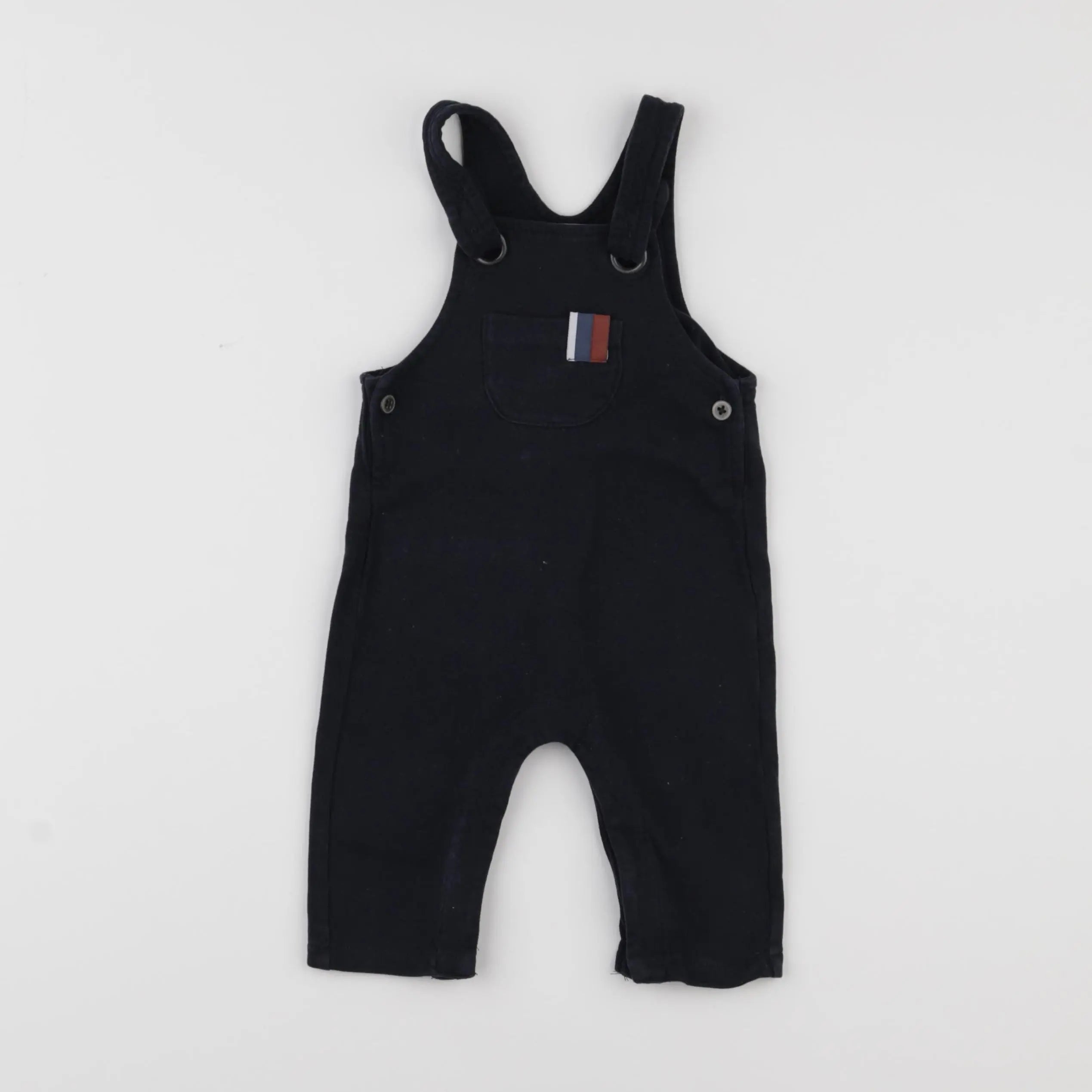 Vertbaudet - salopette bleu - 6 mois