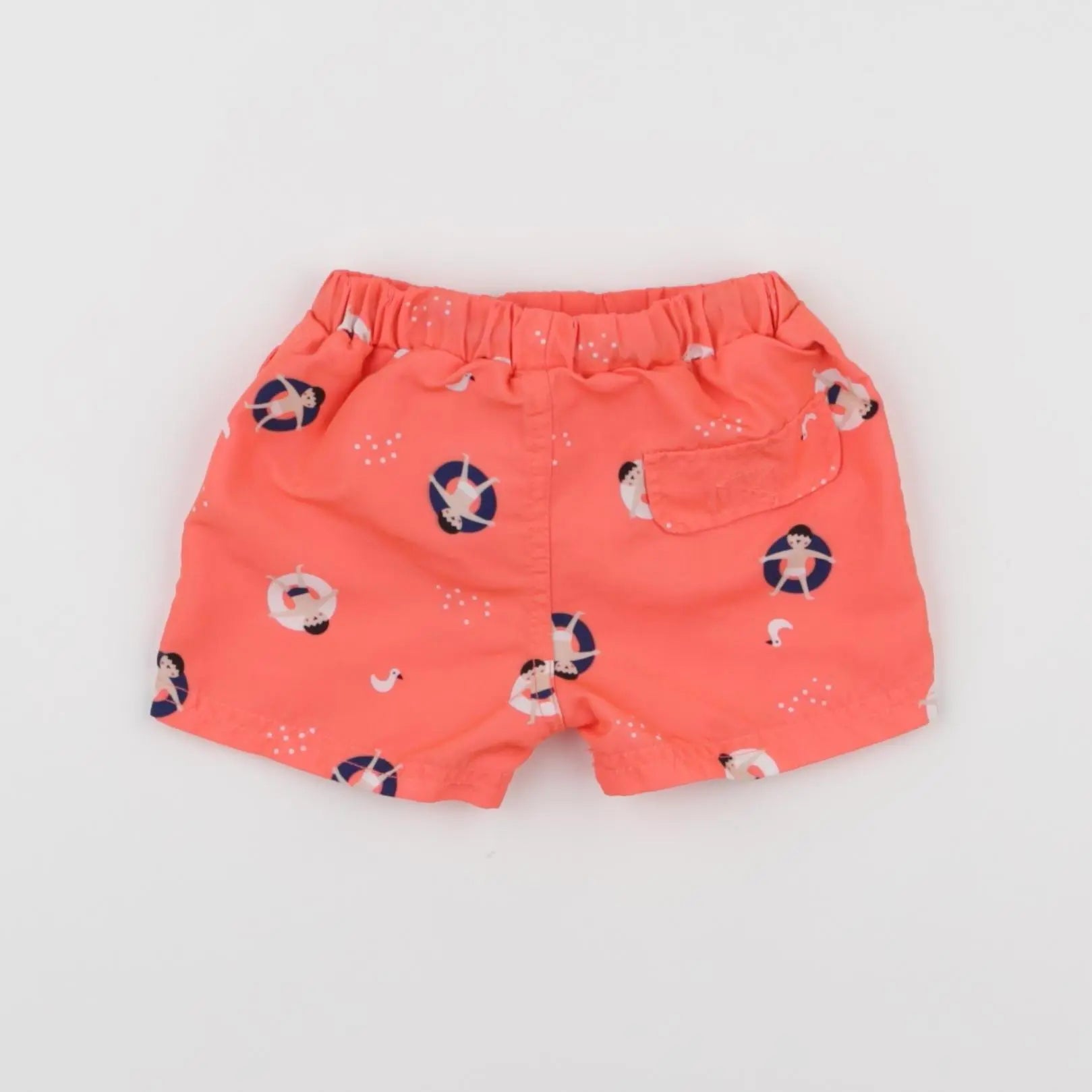 Vertbaudet - maillot de bain rouge - 6 mois