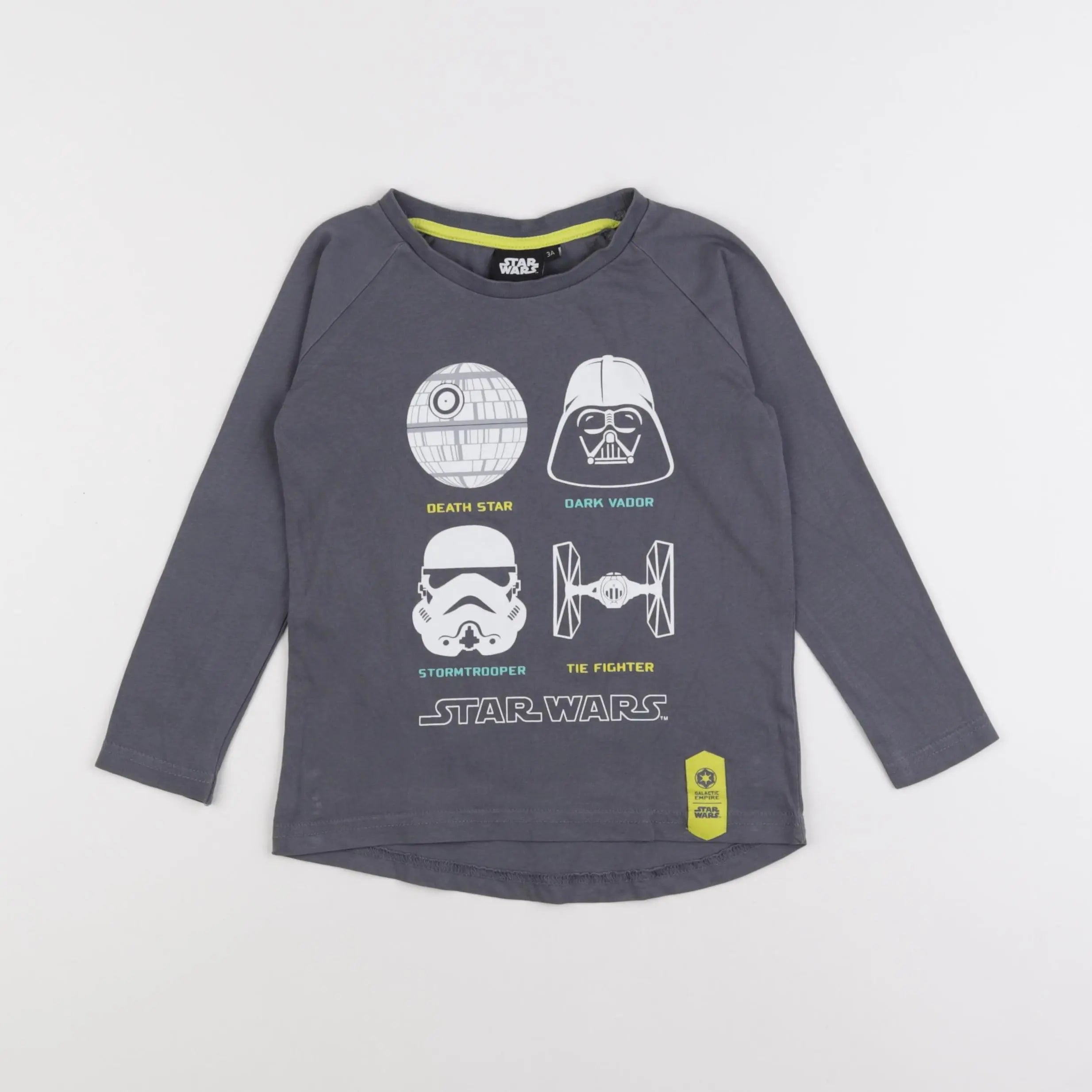 Vertbaudet - tee-shirt gris - 3 ans