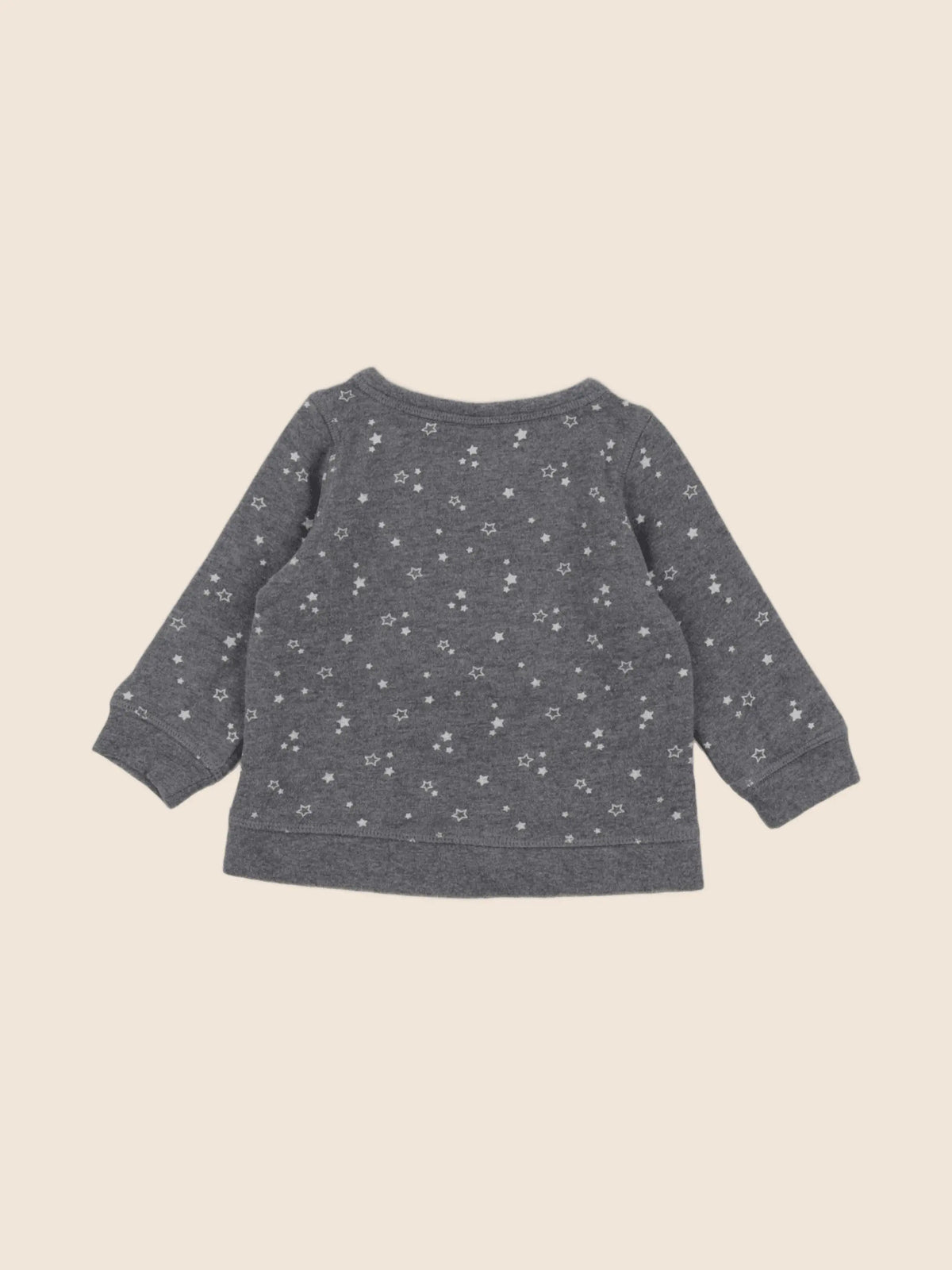 H&M - sweat gris - 3/6 mois
