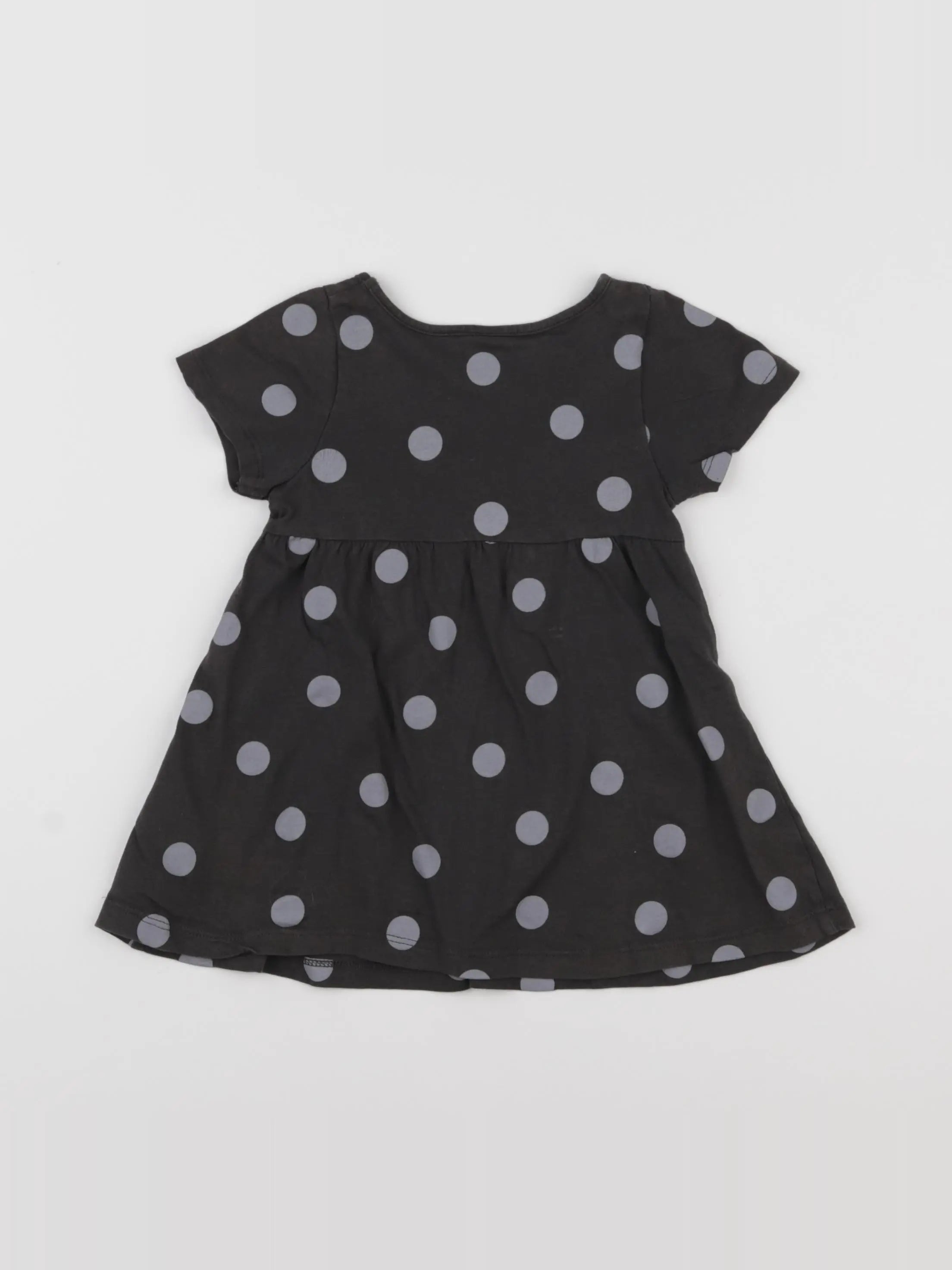 H&M - robe gris - 12/18 mois