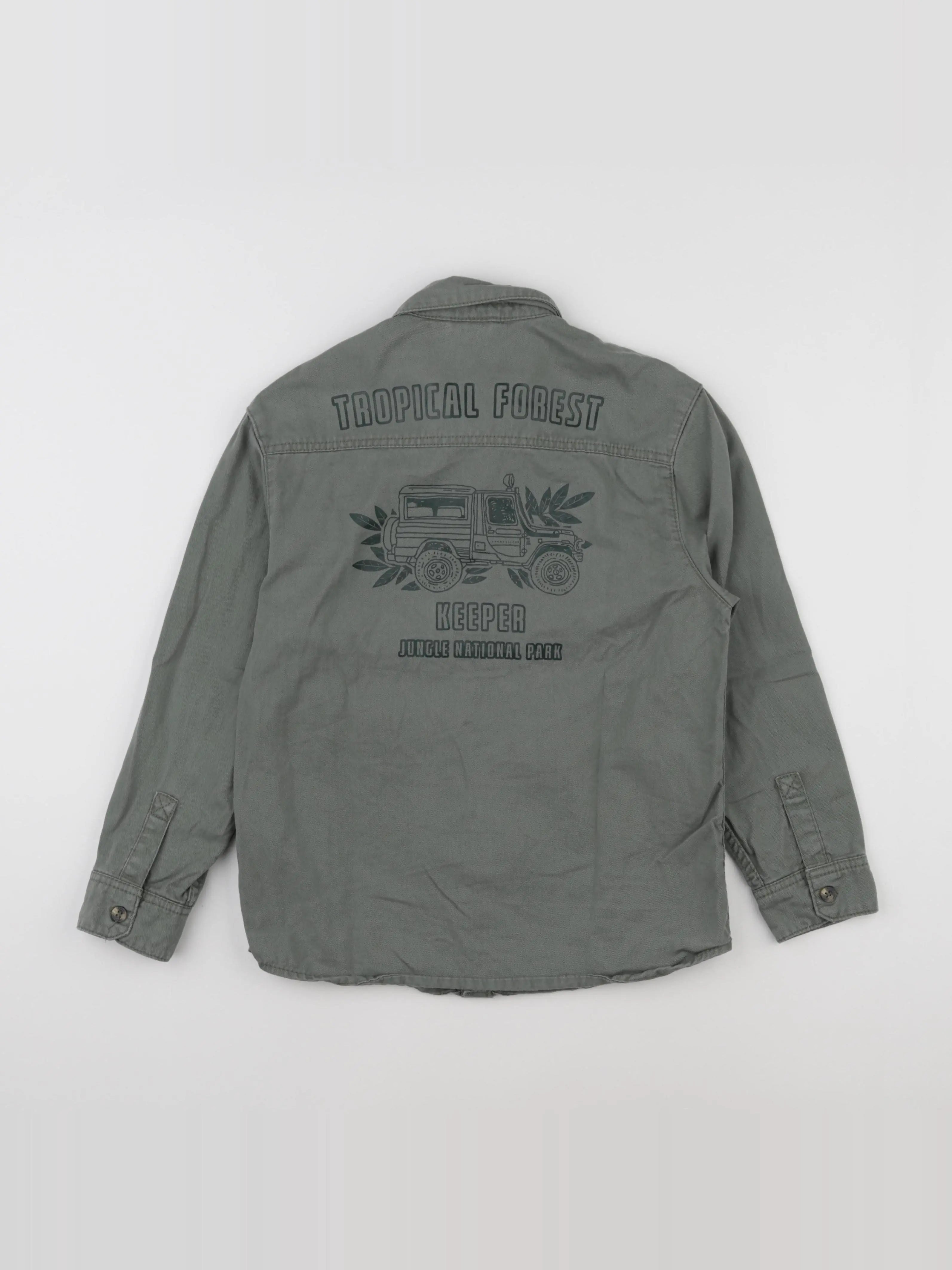 Vertbaudet - chemise vert - 10 ans