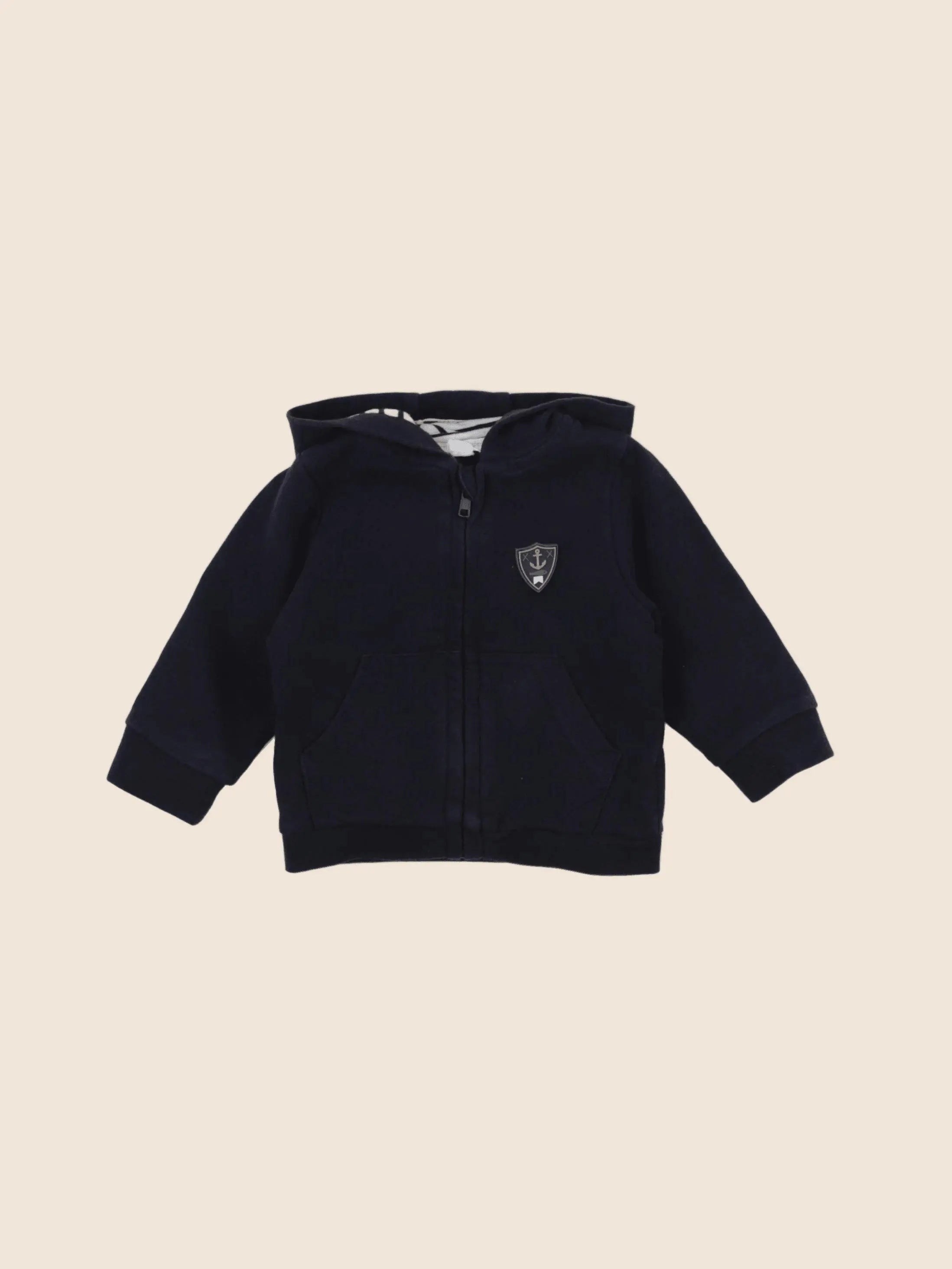 Vertbaudet - sweat bleu - 3 mois