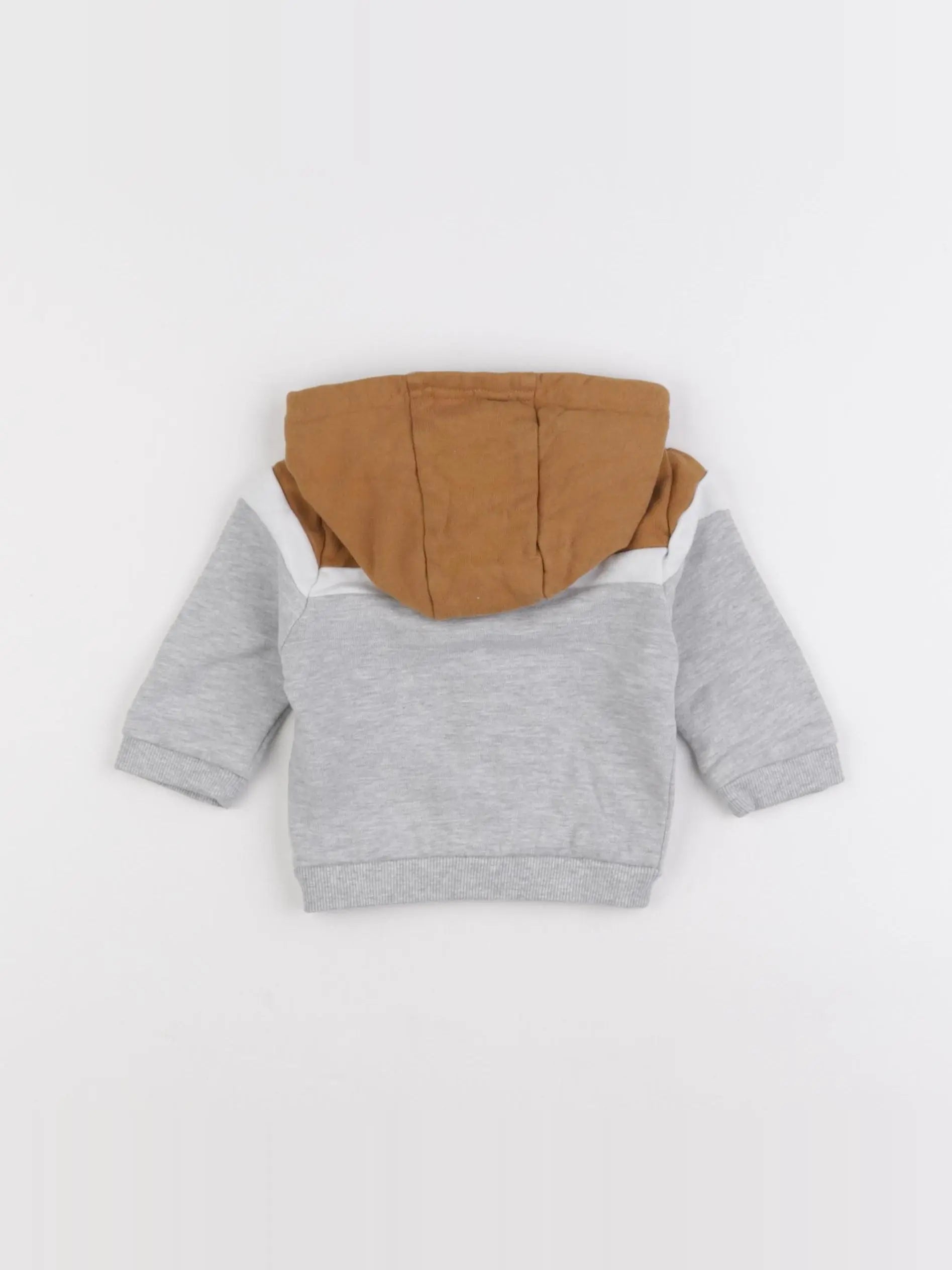 Vertbaudet - sweat gris - 3 mois