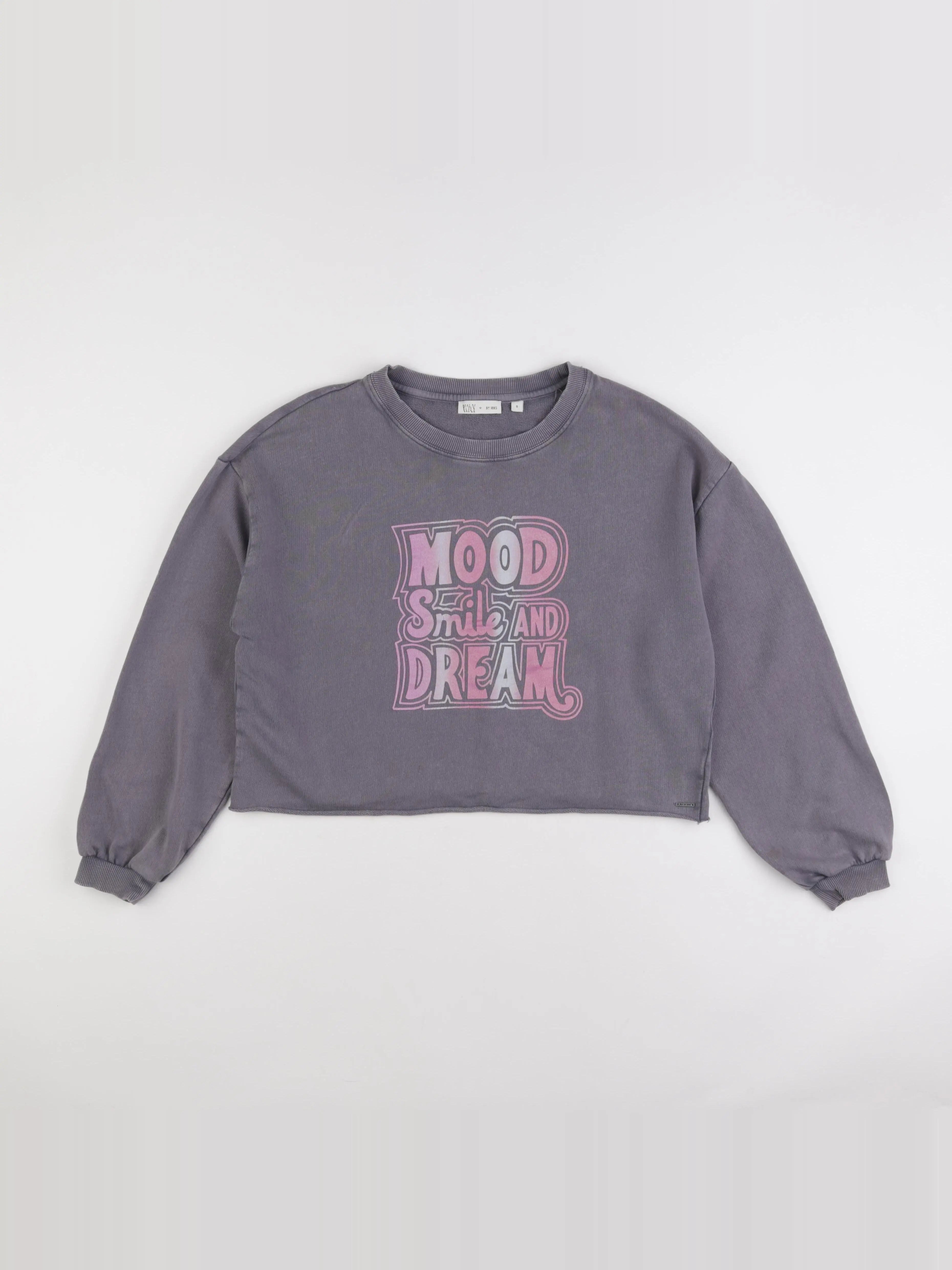 IKKS - sweat violet - 8 ans