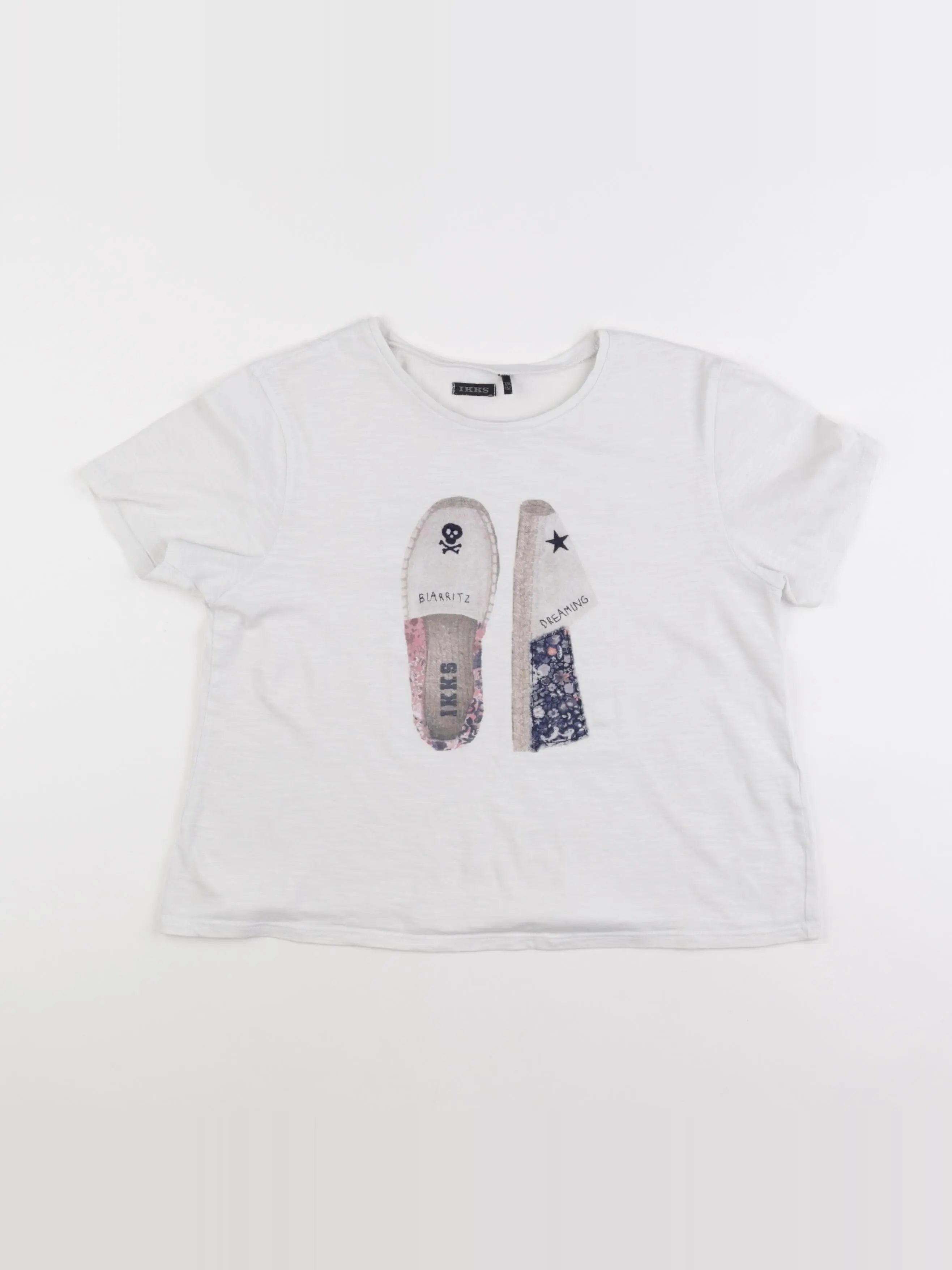IKKS - tee-shirt blanc - 12 ans