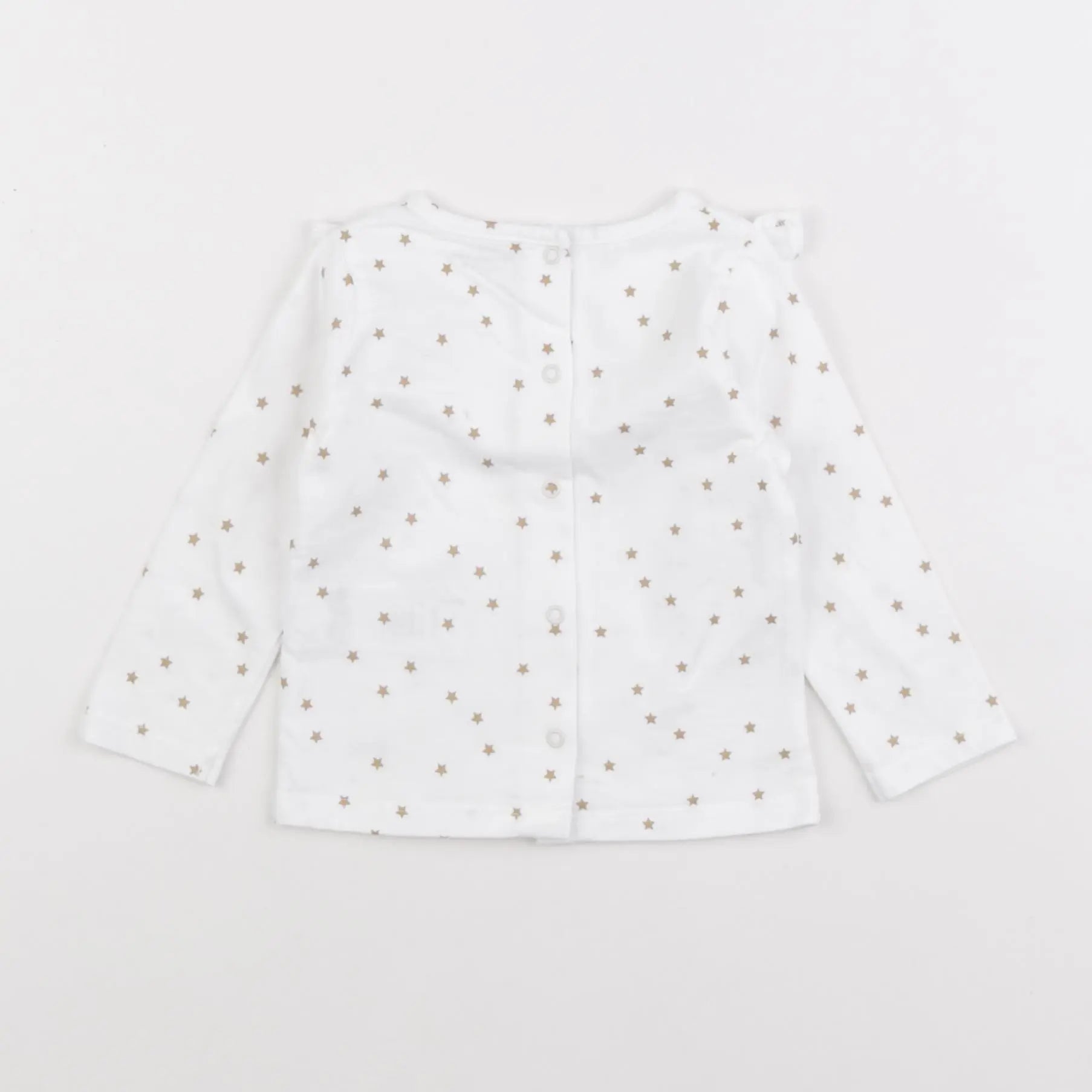 Vertbaudet - tee-shirt blanc - 9 mois