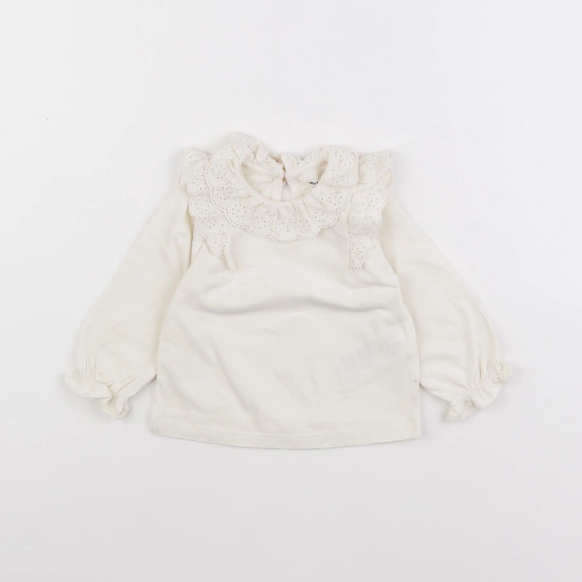 Vertbaudet - tee-shirt beige - 6 mois