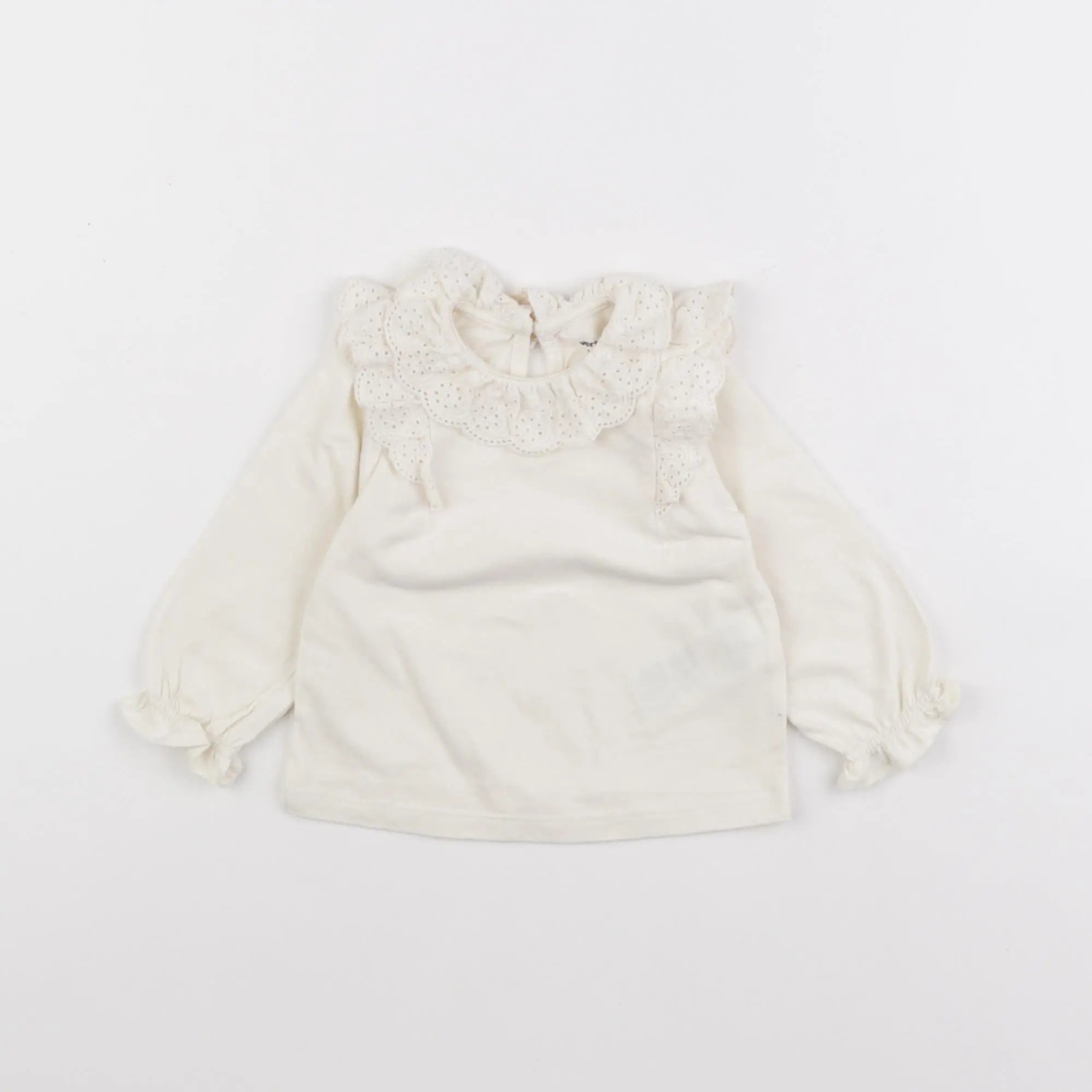 Vertbaudet - tee-shirt beige - 6 mois