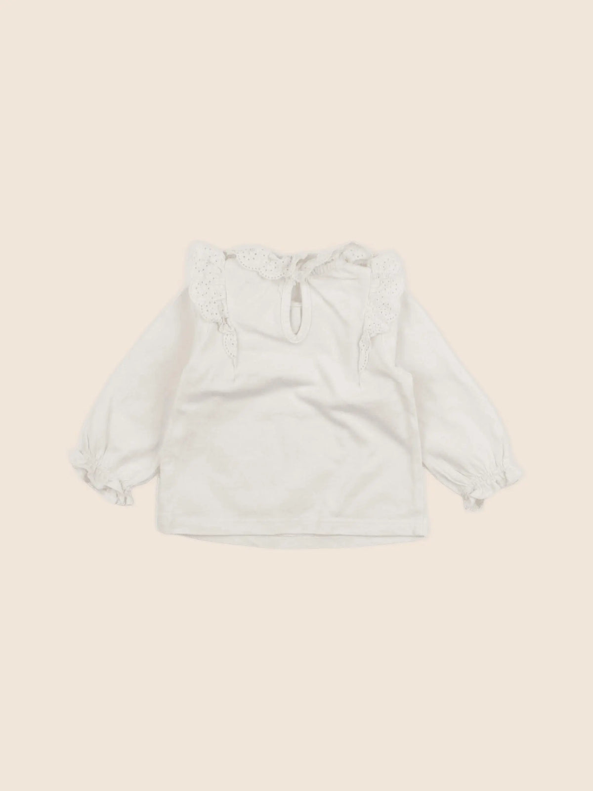 Vertbaudet - tee-shirt beige - 6 mois