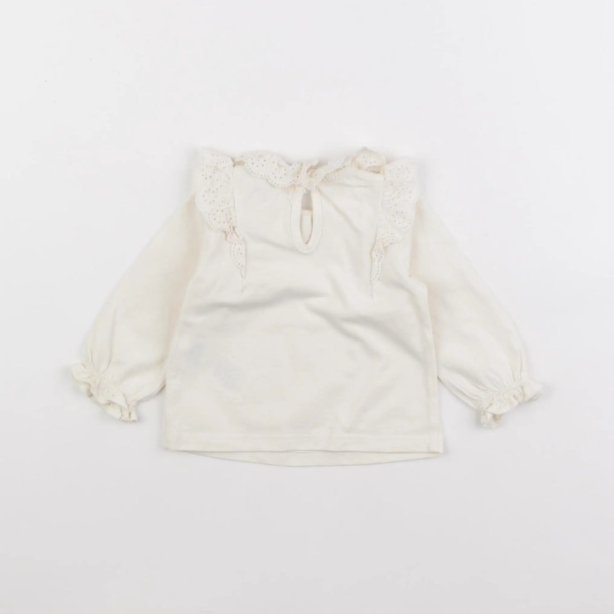 Vertbaudet - tee-shirt beige - 6 mois