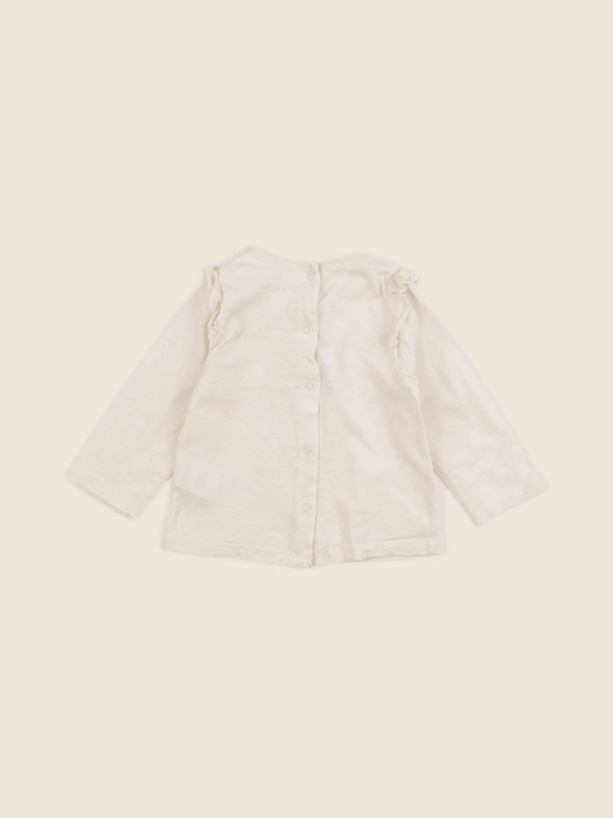 Vertbaudet - tee-shirt beige - 6 mois