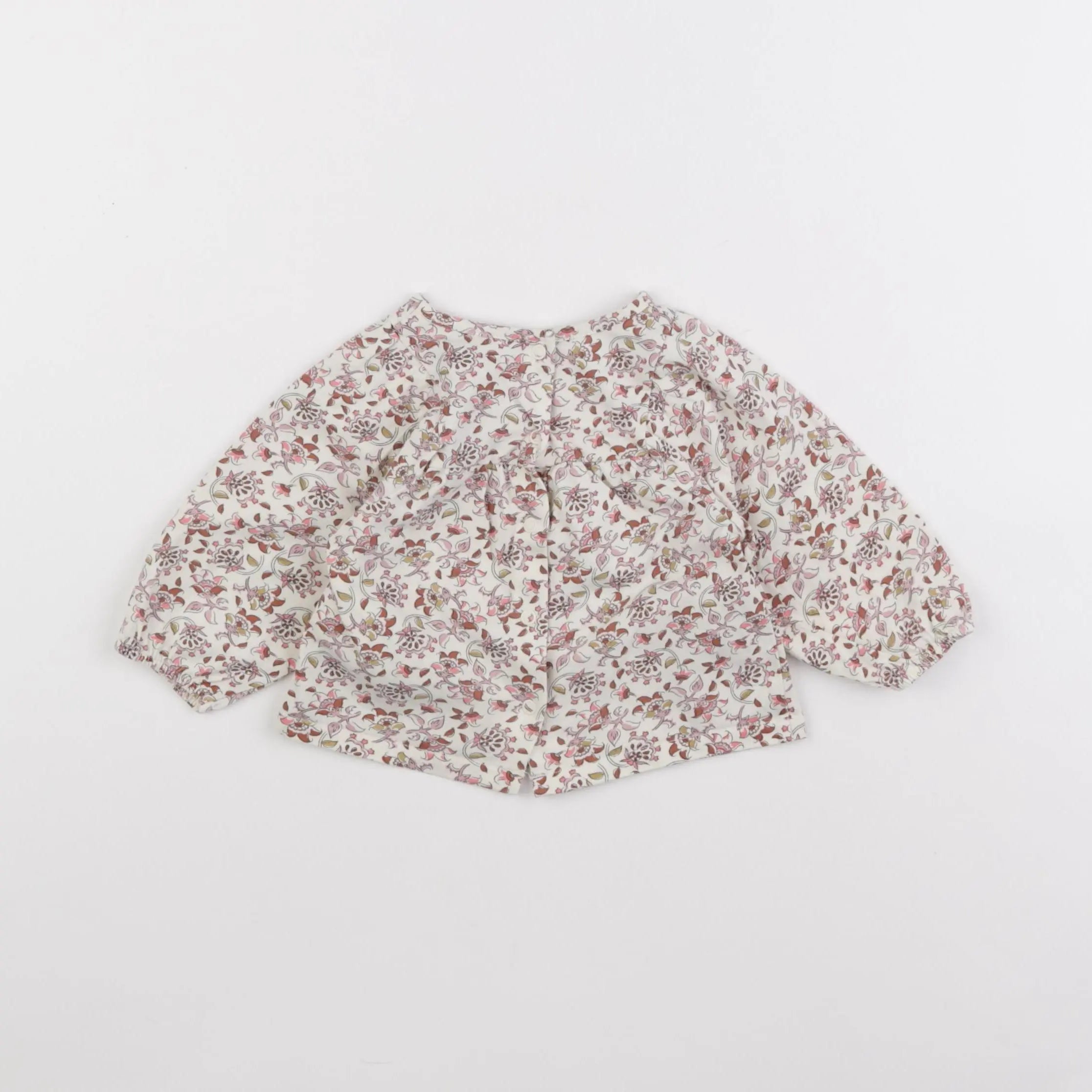 Vertbaudet - tee-shirt multicolore - 6 mois