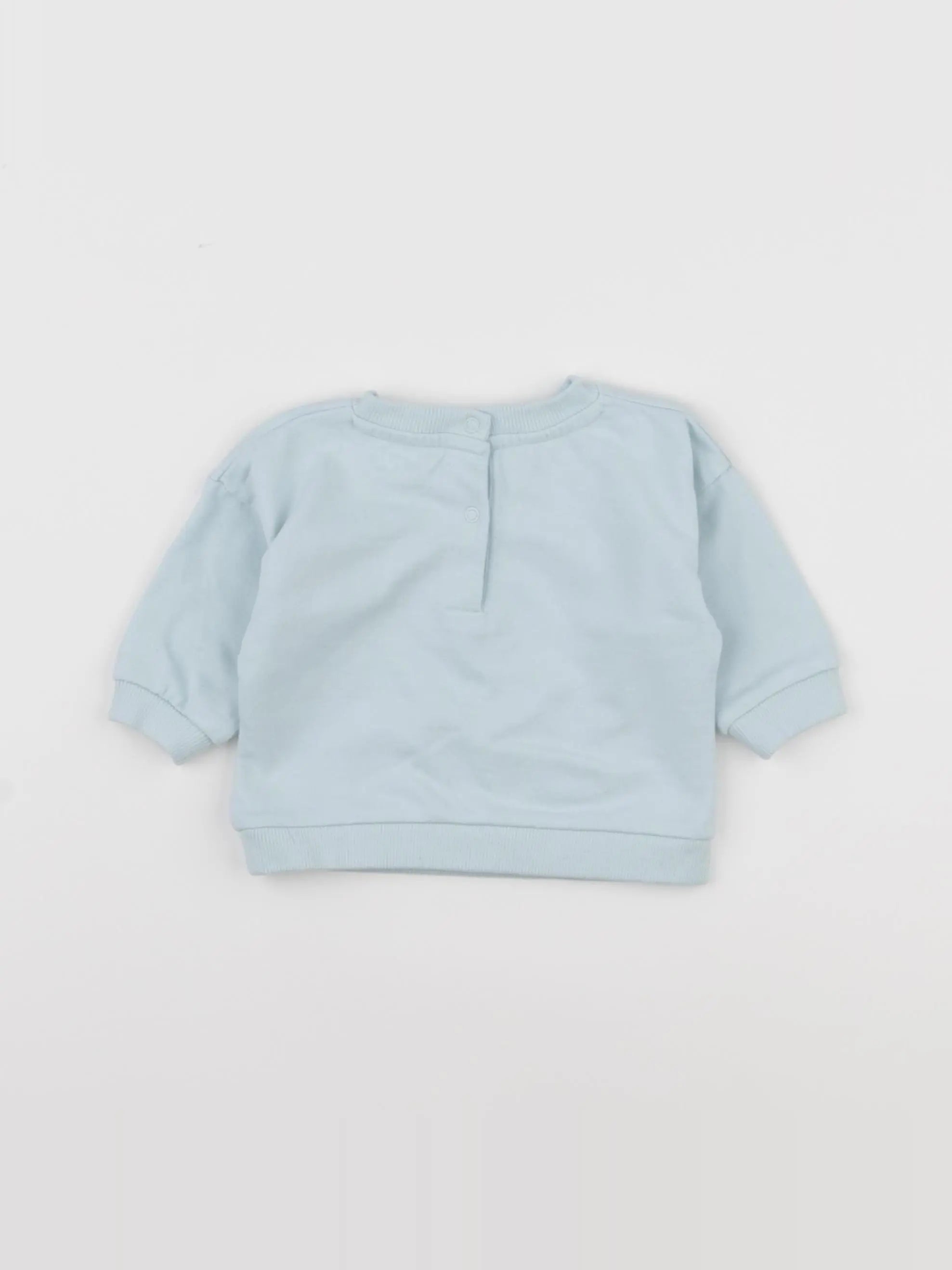 Vertbaudet - sweat bleu - 3 mois