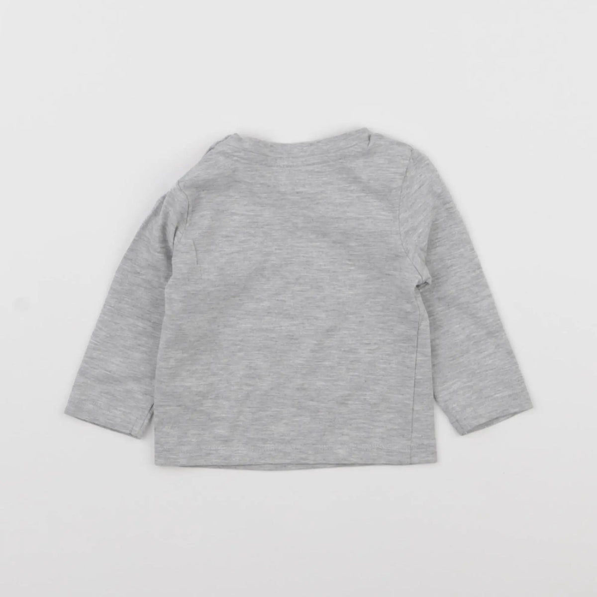 Vertbaudet - tee-shirt gris - 6 mois