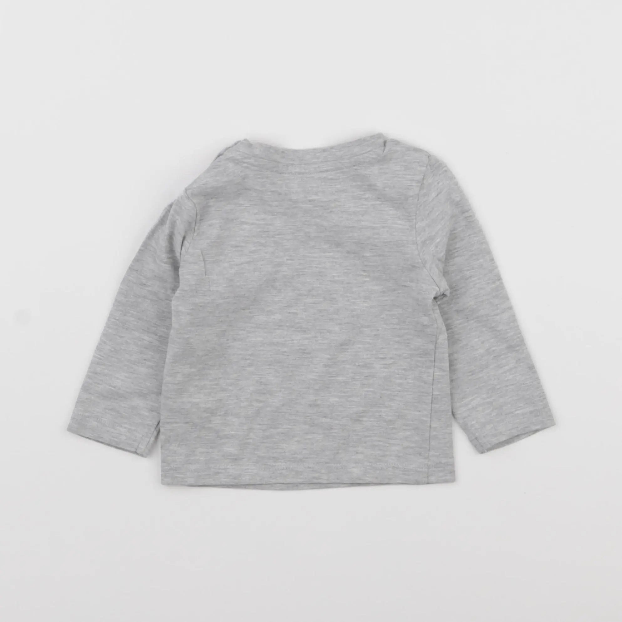 Vertbaudet - tee-shirt gris - 6 mois