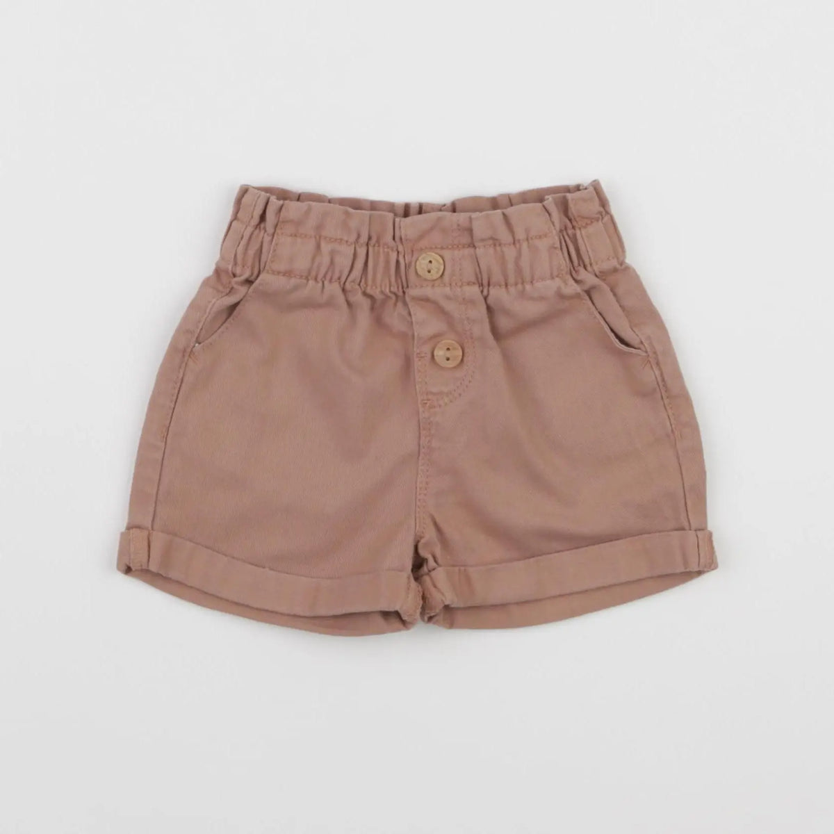 Vertbaudet - short rose - 12 mois